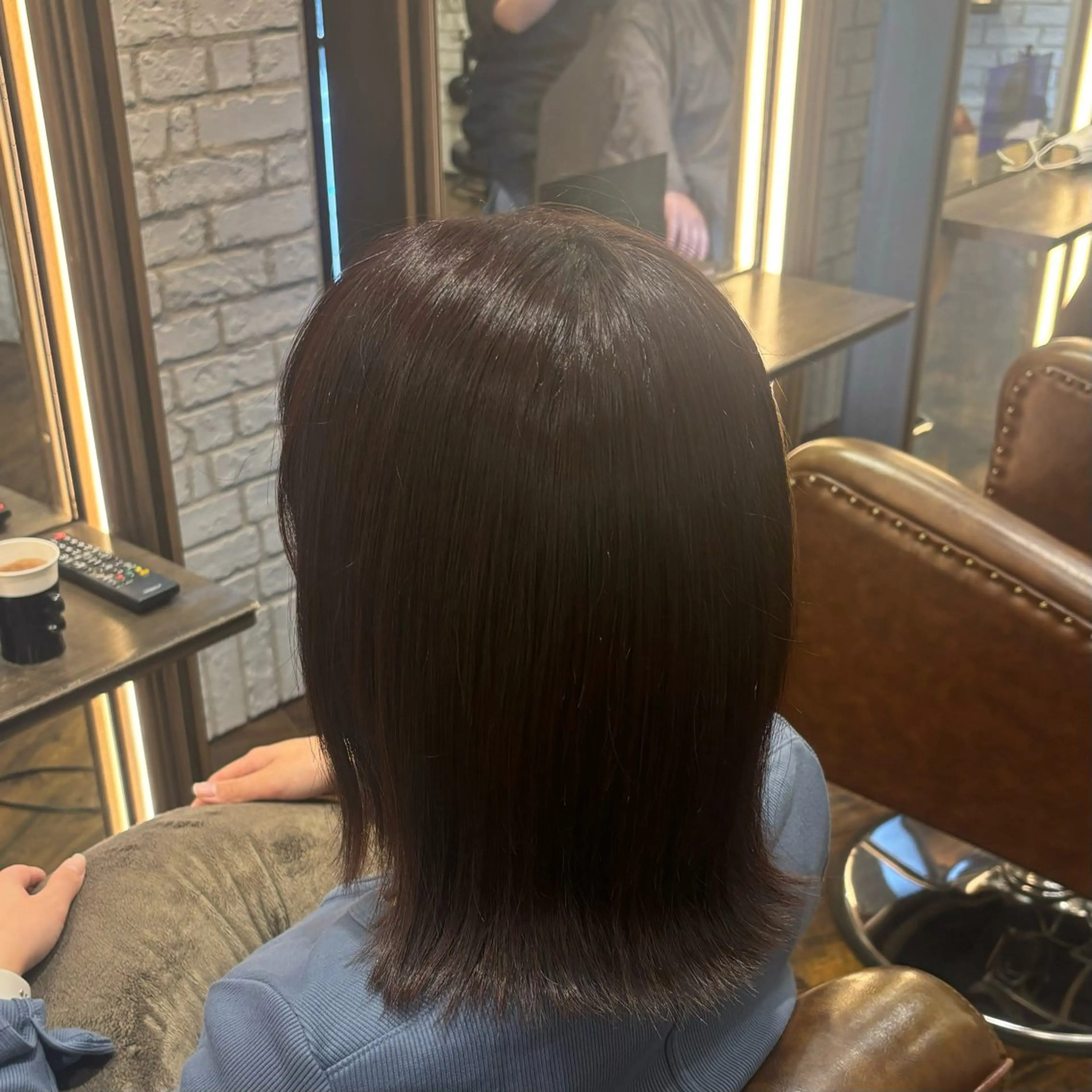 ミディアム カラー Luce川崎 クロサワのヘアスタイル