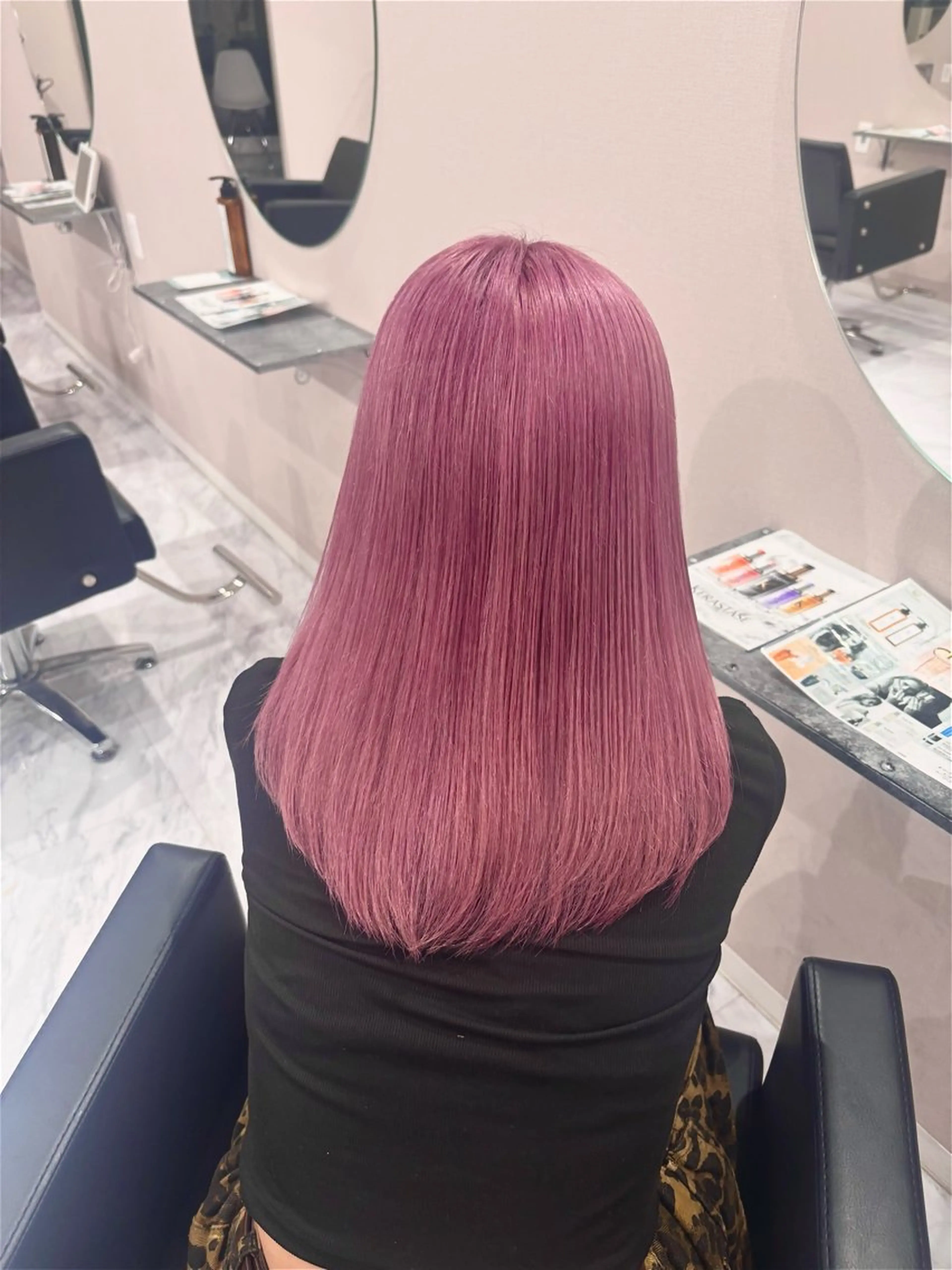 セミロング カラー 🫐インナーカラー 髪質改善🫐/MEIのヘアスタイル