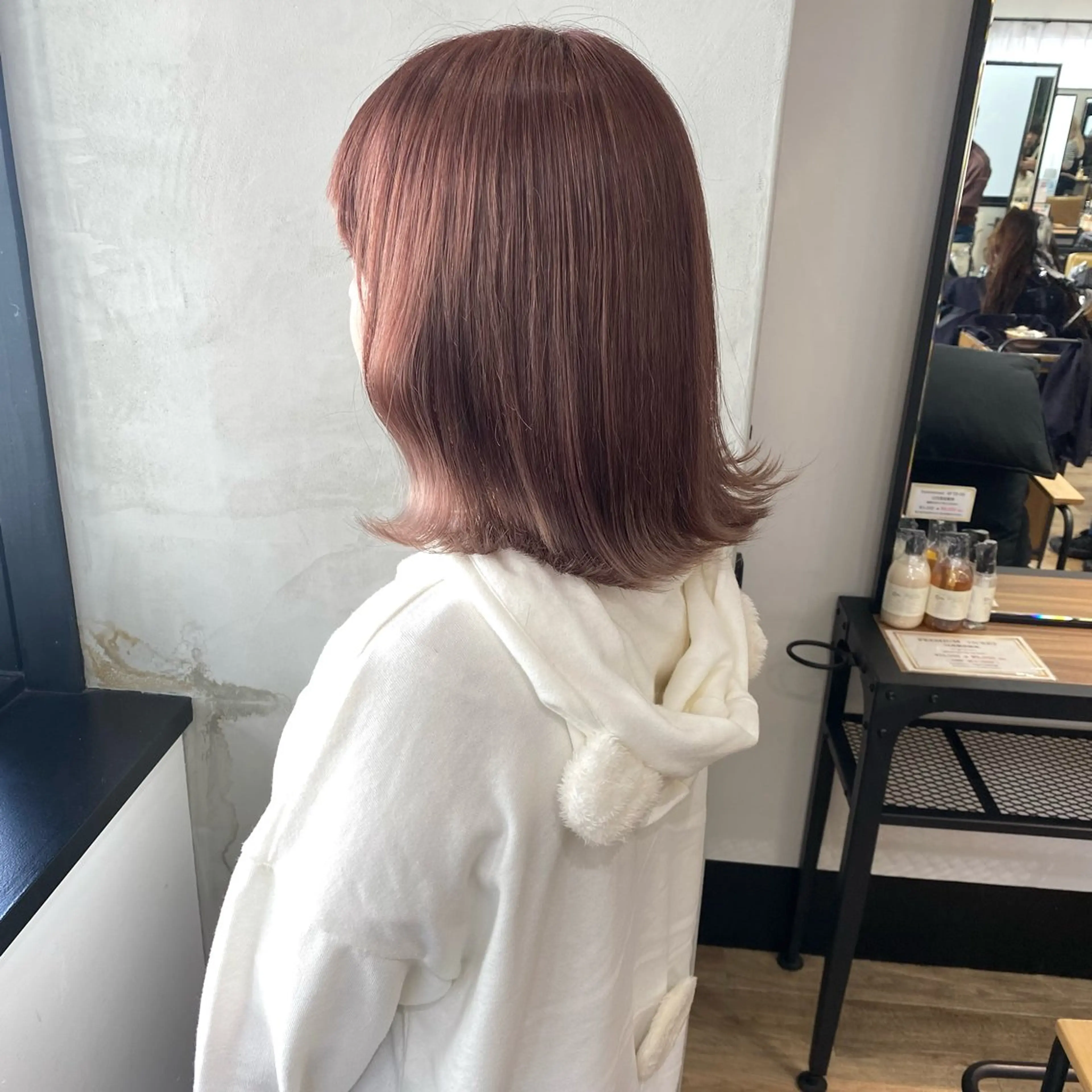 セミロング カラー ヘアカラー トリートメント otoha✳︎ くすみカラーのヘアスタイル