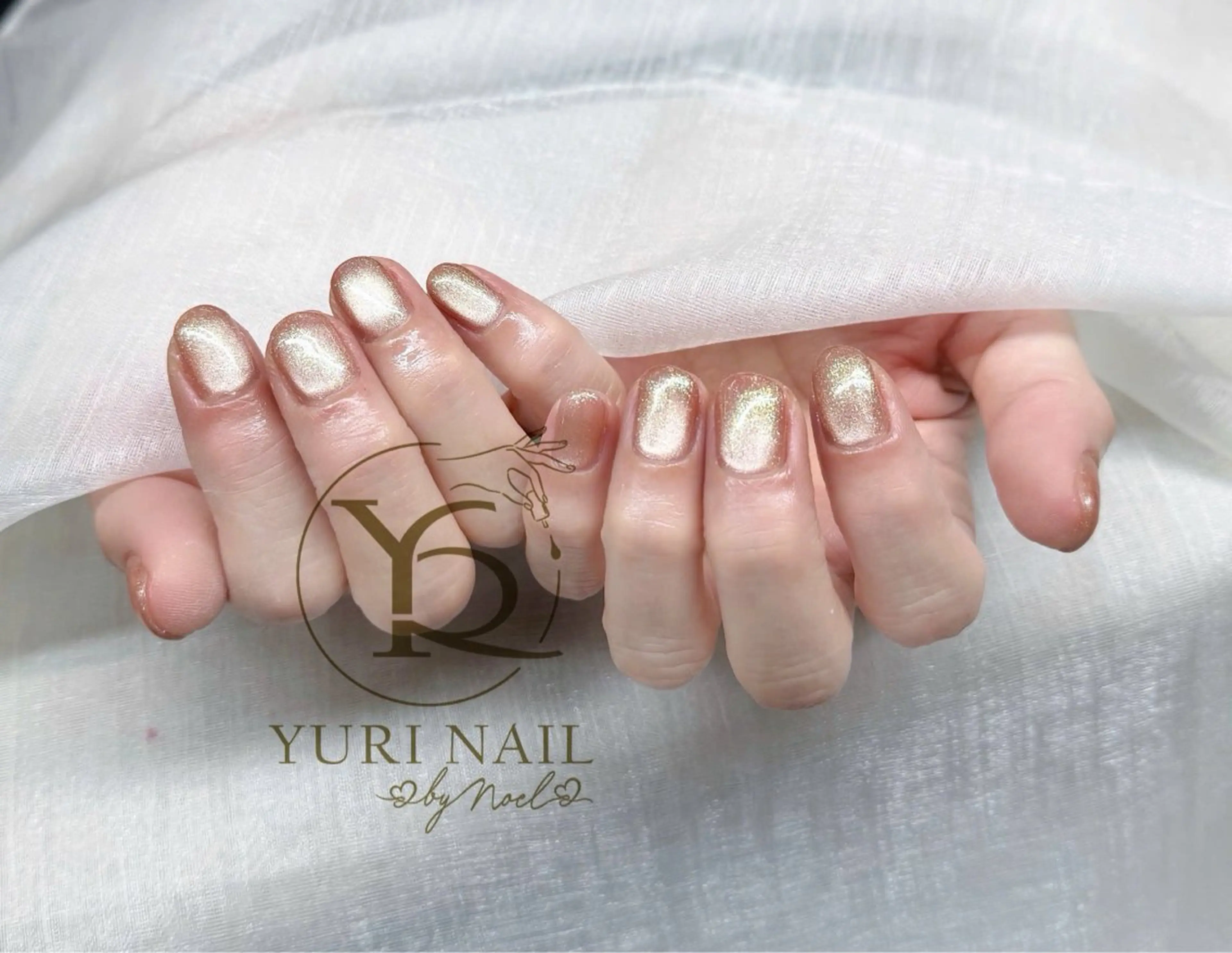 ネイル チークネイル フットネイル フレンチネイル グラデーション キラキラネイル ハンドネイル フットネイル ハンドケア YURI Nail Funabashiのネイルデザイン