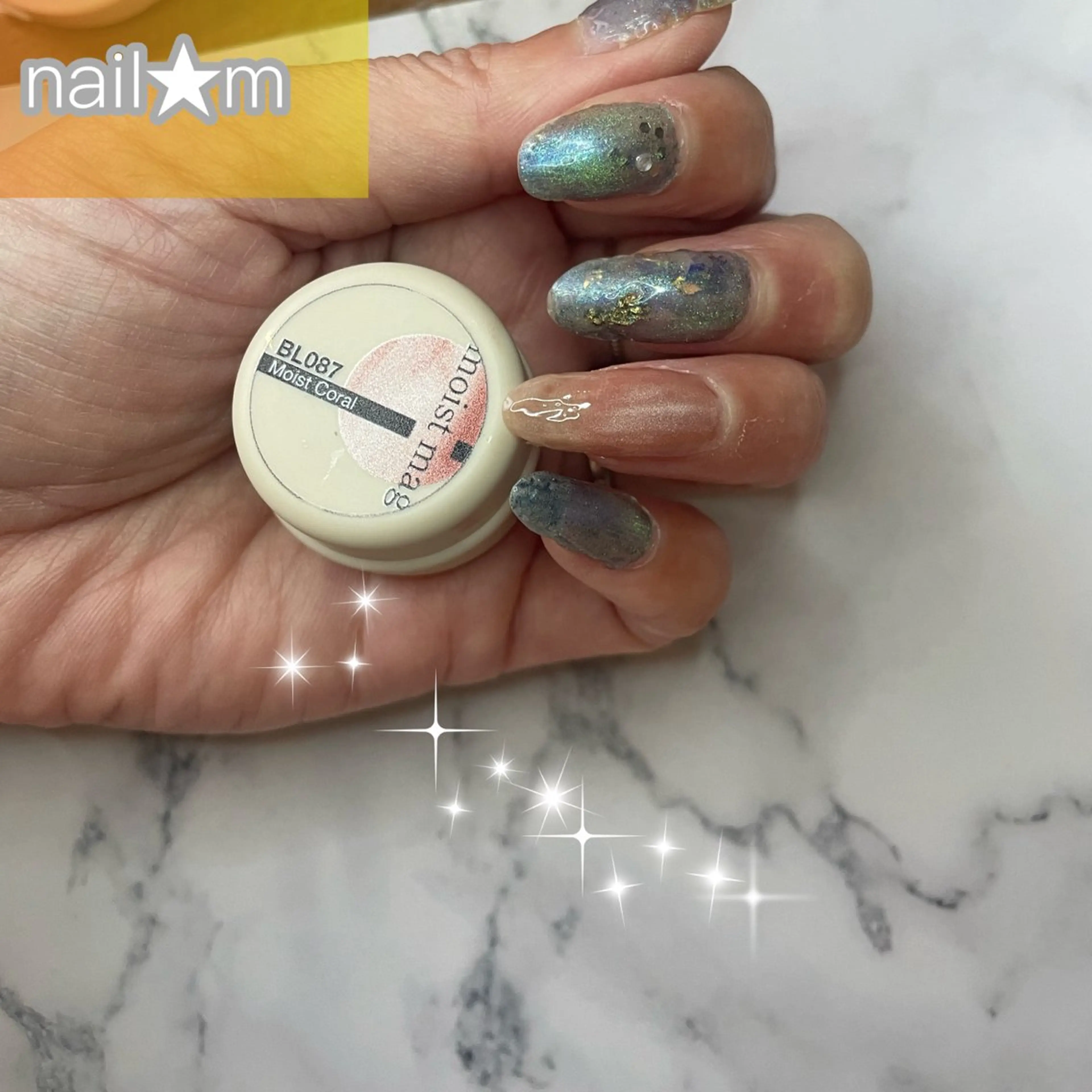 ネイル マグネットネイル ニュアンスネイル NAIL★M 真紀のネイルデザイン