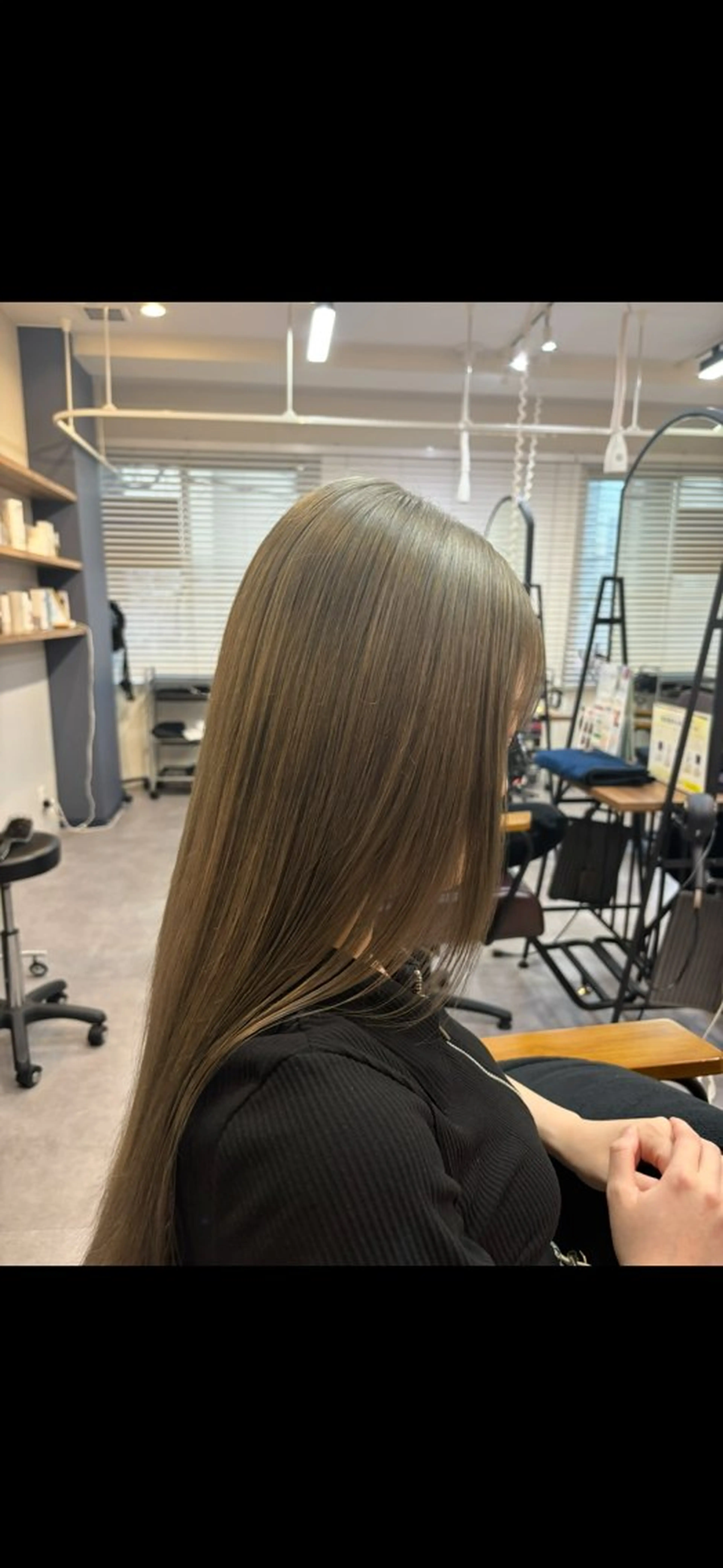 寒色系限定うる艶color✨2ステップトリートメント付きの写真