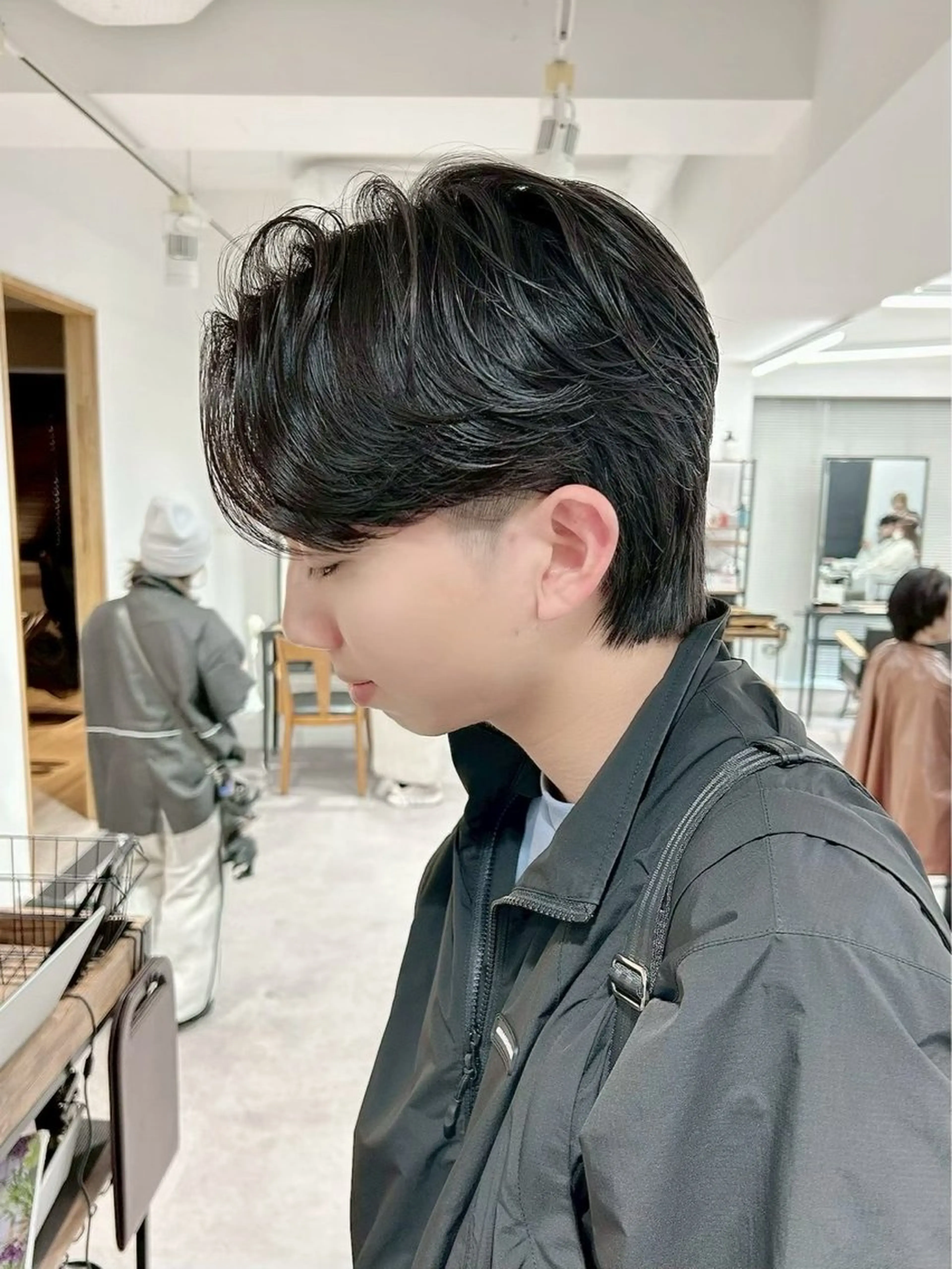 ショート パーマ メンズ カット パーマ ウルフカット/パーマ mayo🌛🌀のヘアスタイル