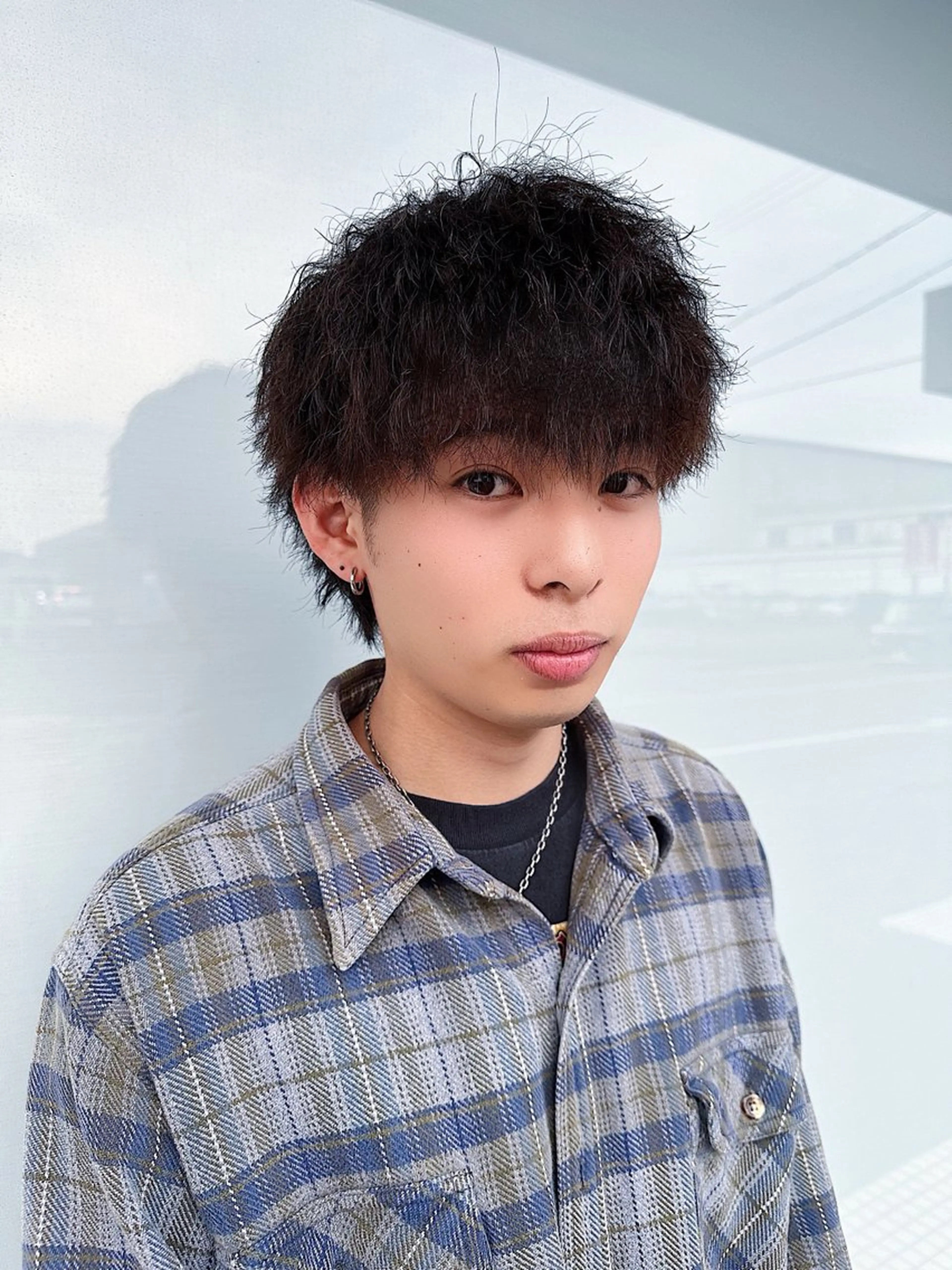 ミディアム パーマ ミディアムパーマ ツイストスパイラルパーマ スパイラルパーマ BREK 袋井店のヘアスタイル