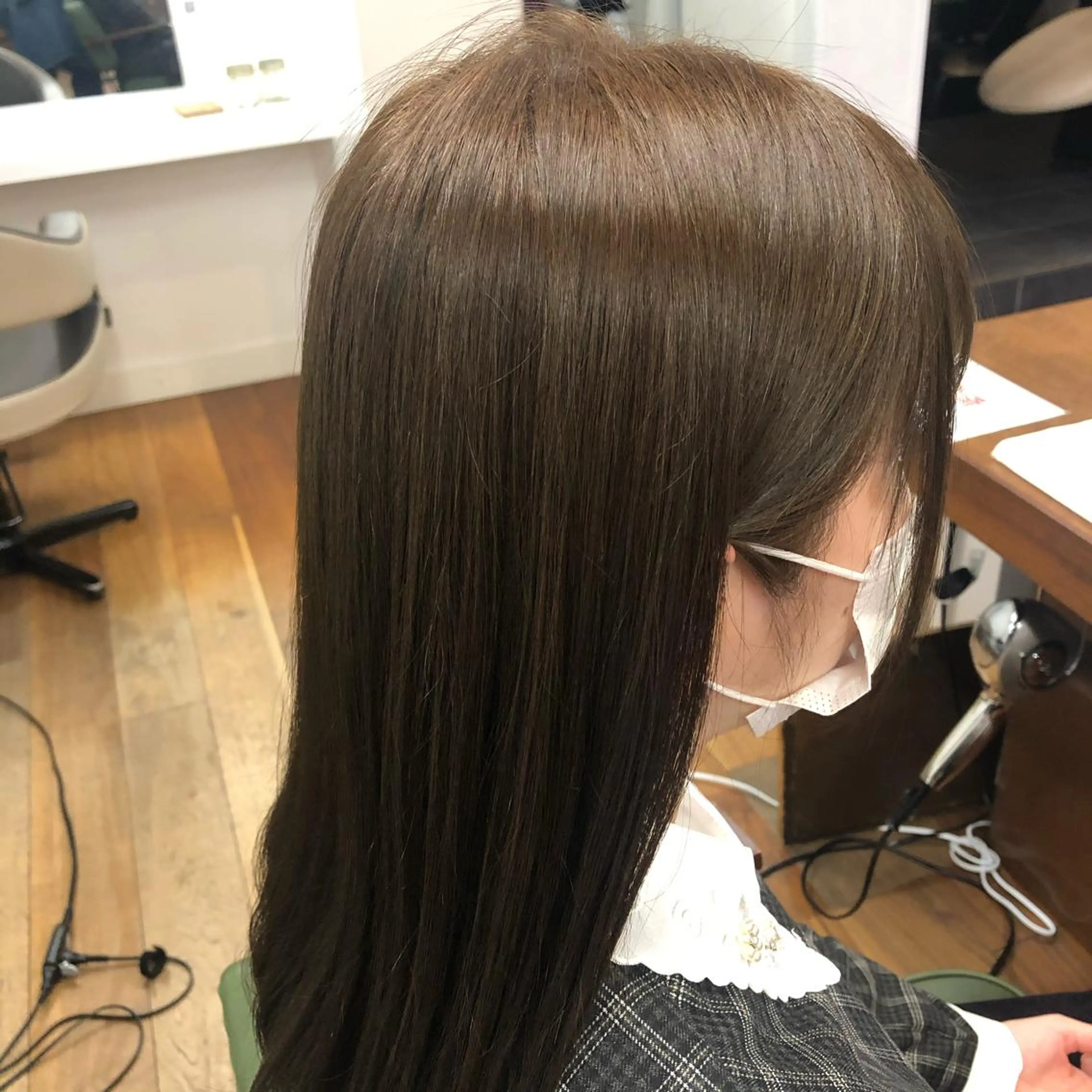 ロング アッシュ 徳永涼太郎 SORA麻布十番のヘアスタイル