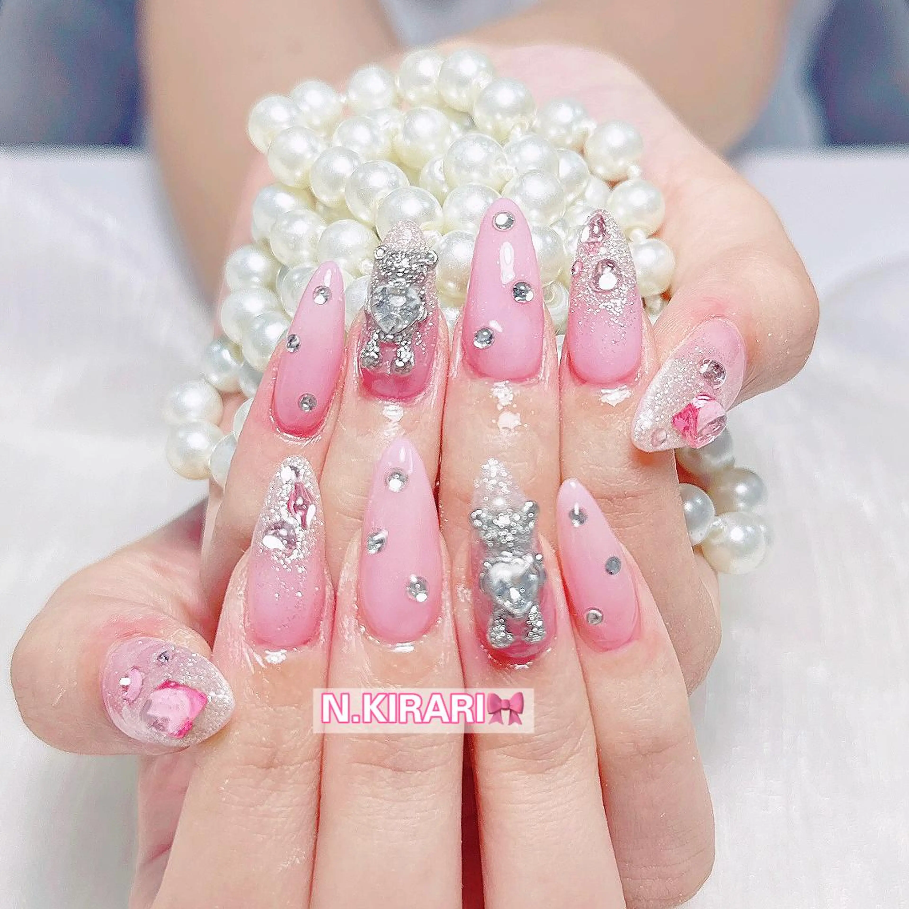 ネイル 🎀 ユズ 🎀のネイルデザイン