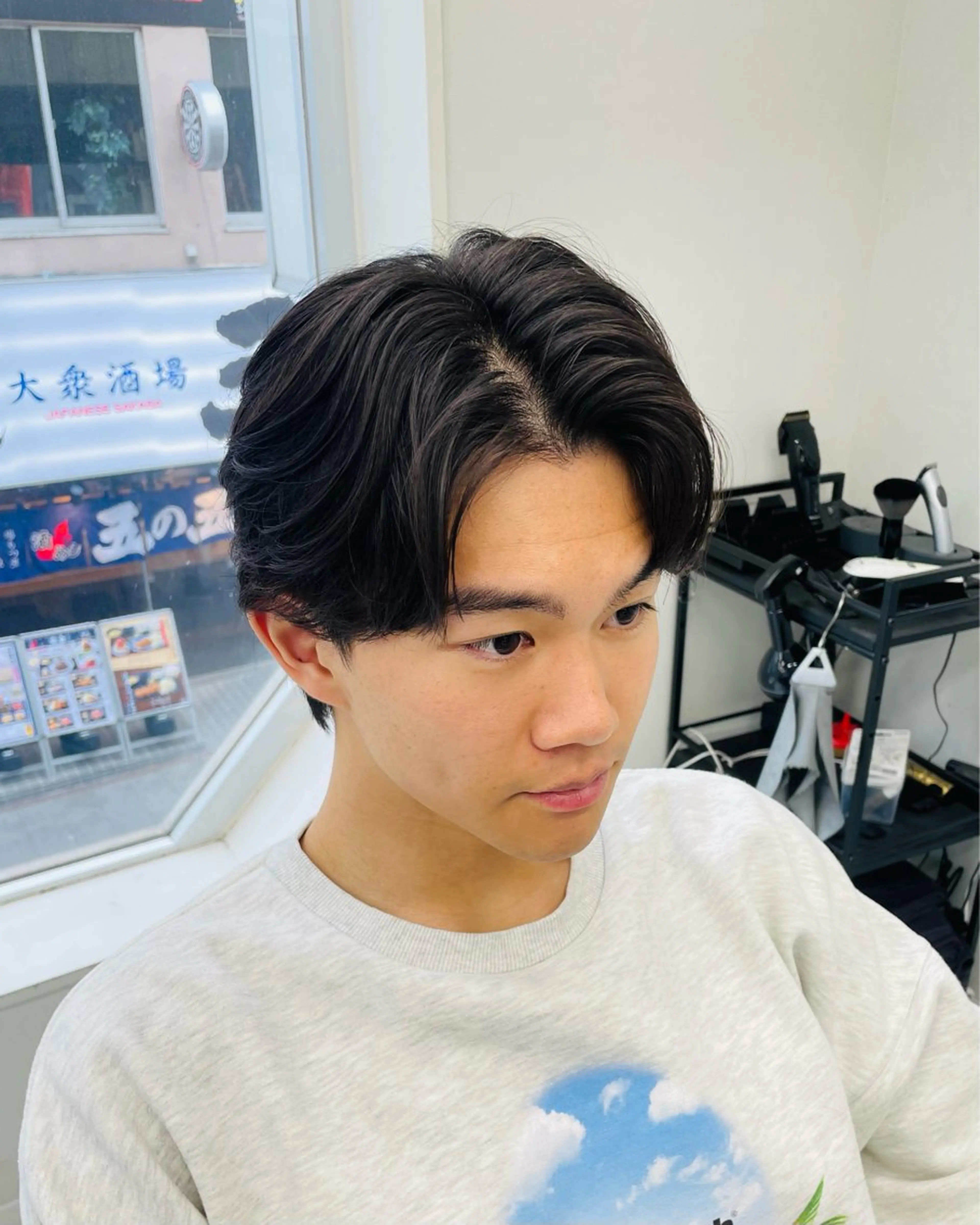 パーマ メンズ カット パーマ 👑メンズ/パーマ/ 小島桐弥👑のヘアスタイル