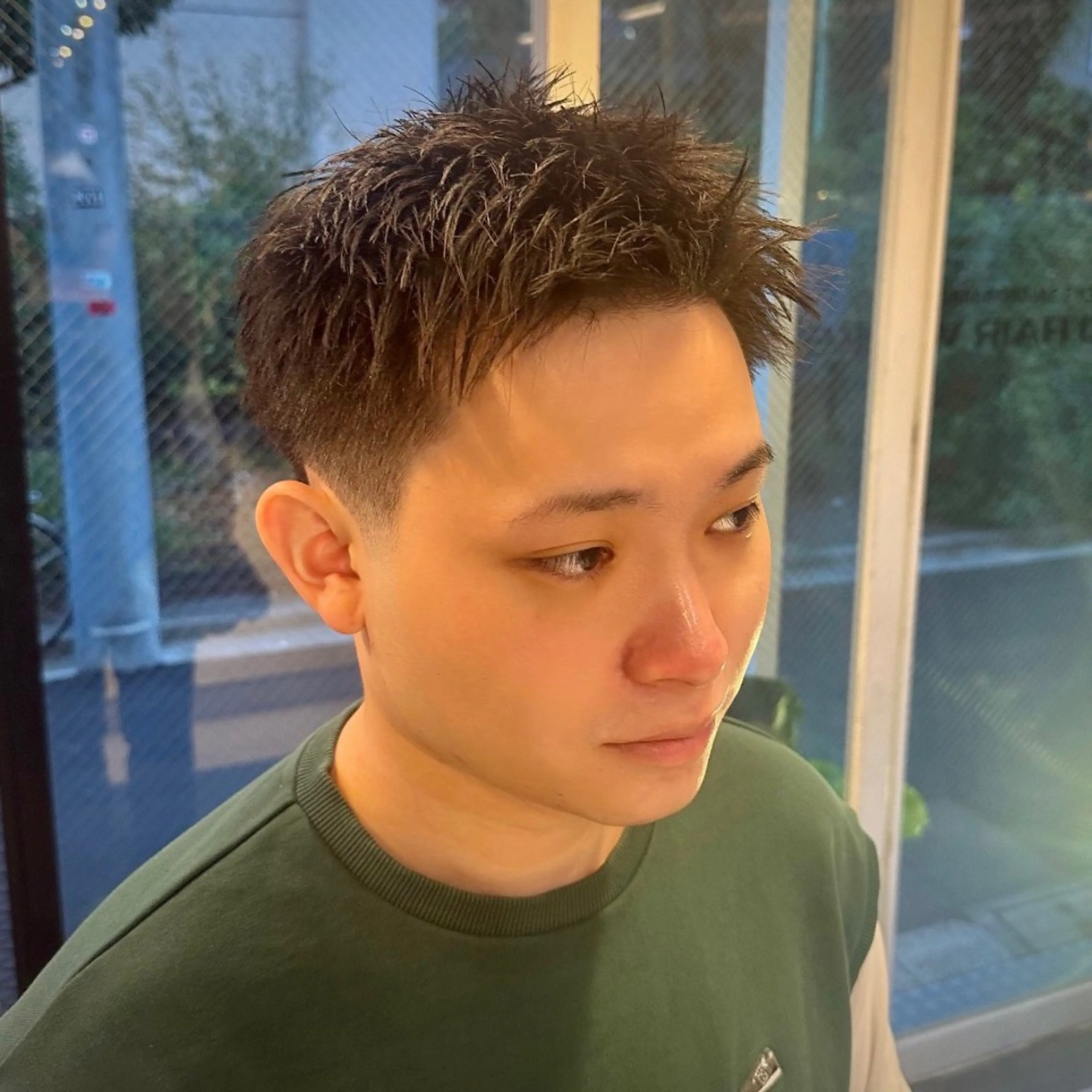 ショート メンズ ツイスパ/メンズ パーマ/歩夢のヘアスタイル