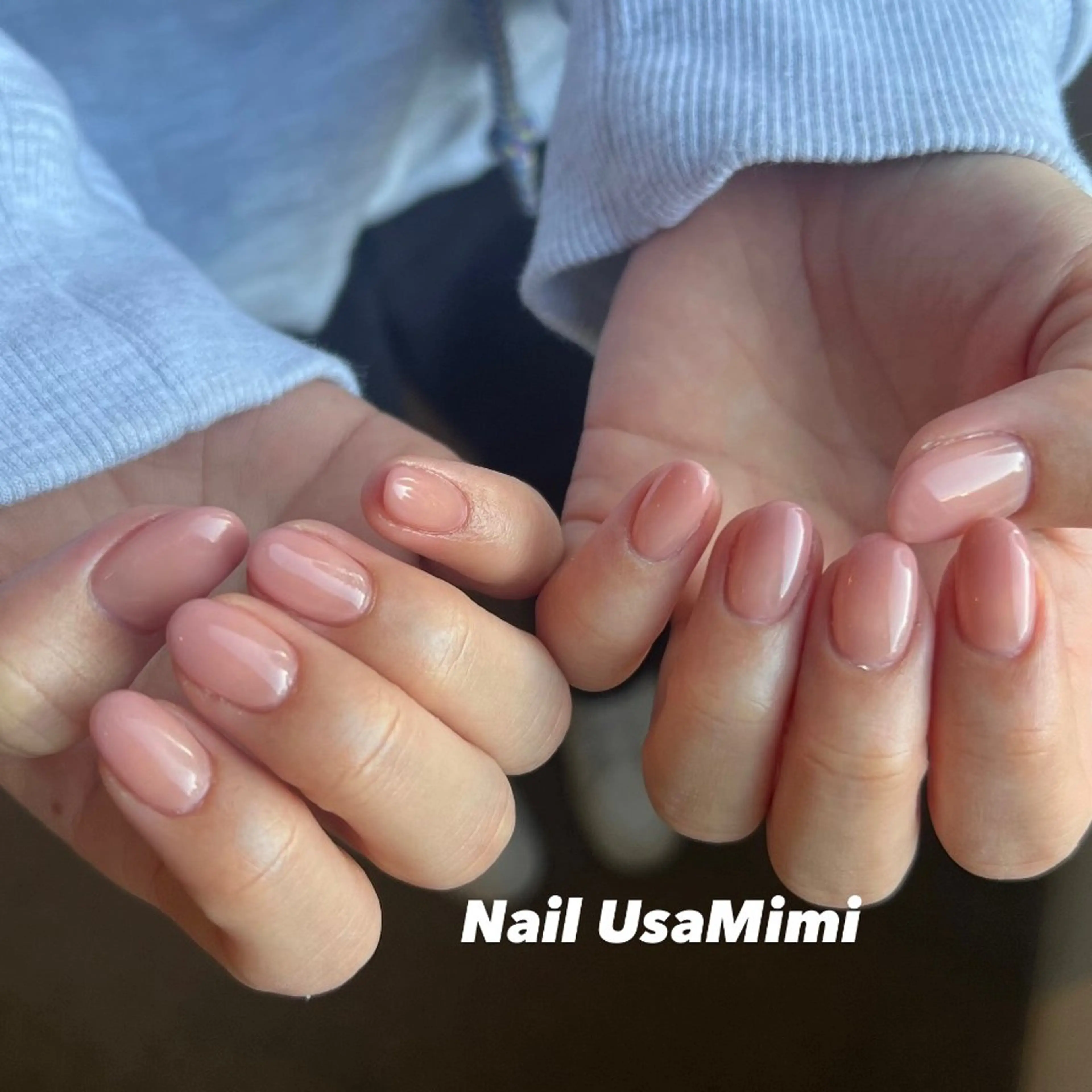 ネイル ジェルネイル マグネットネイル 持ち込み ワンカラーネイル パラジェル 本町ネイルNail UsaMimiのネイルデザイン