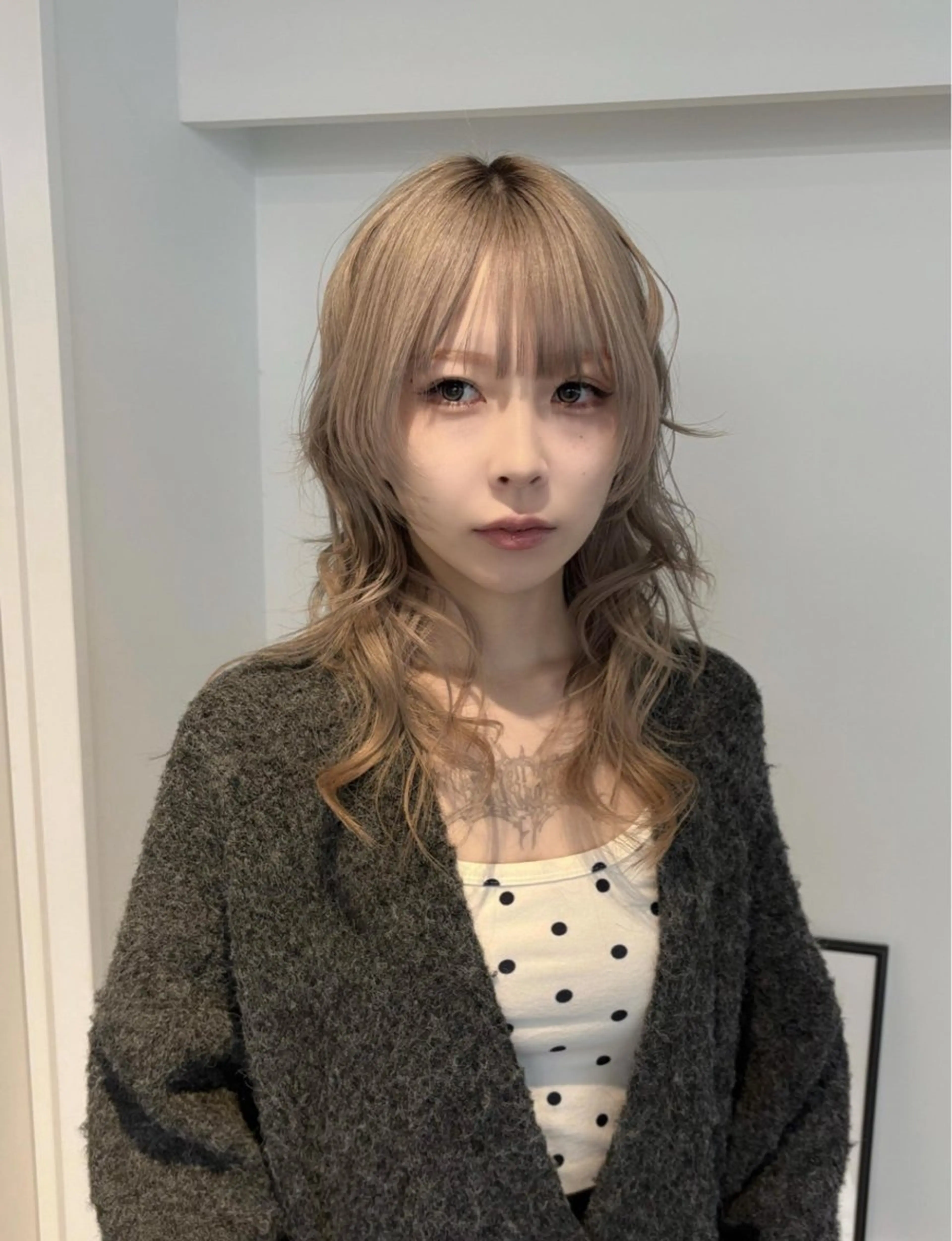 ロング カラー ブリーチ ヘアカラー 【sica】 チナのヘアスタイル