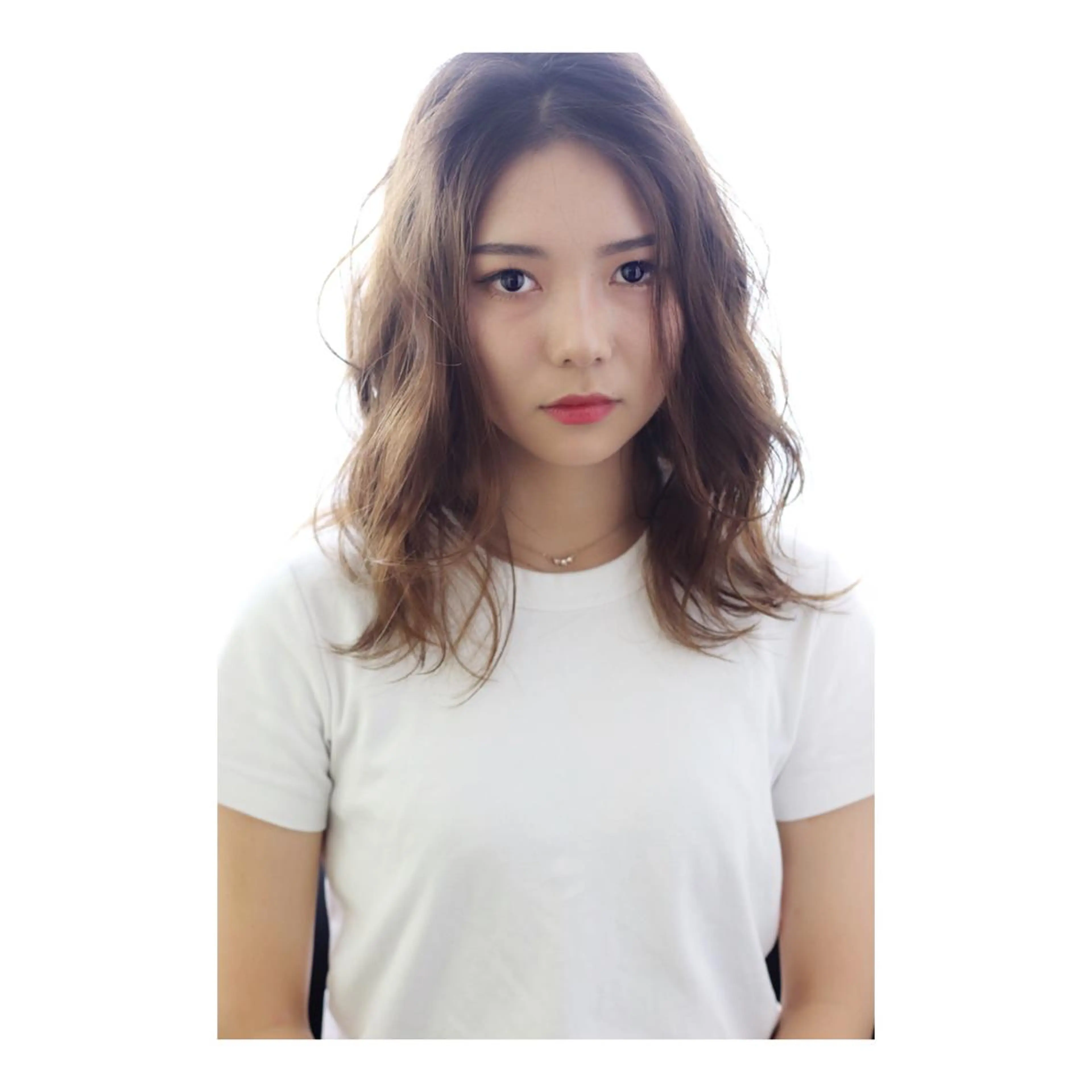 セミロング ヘアカラー トリートメント Stazio 54の眉毛・アイブロウイメージ