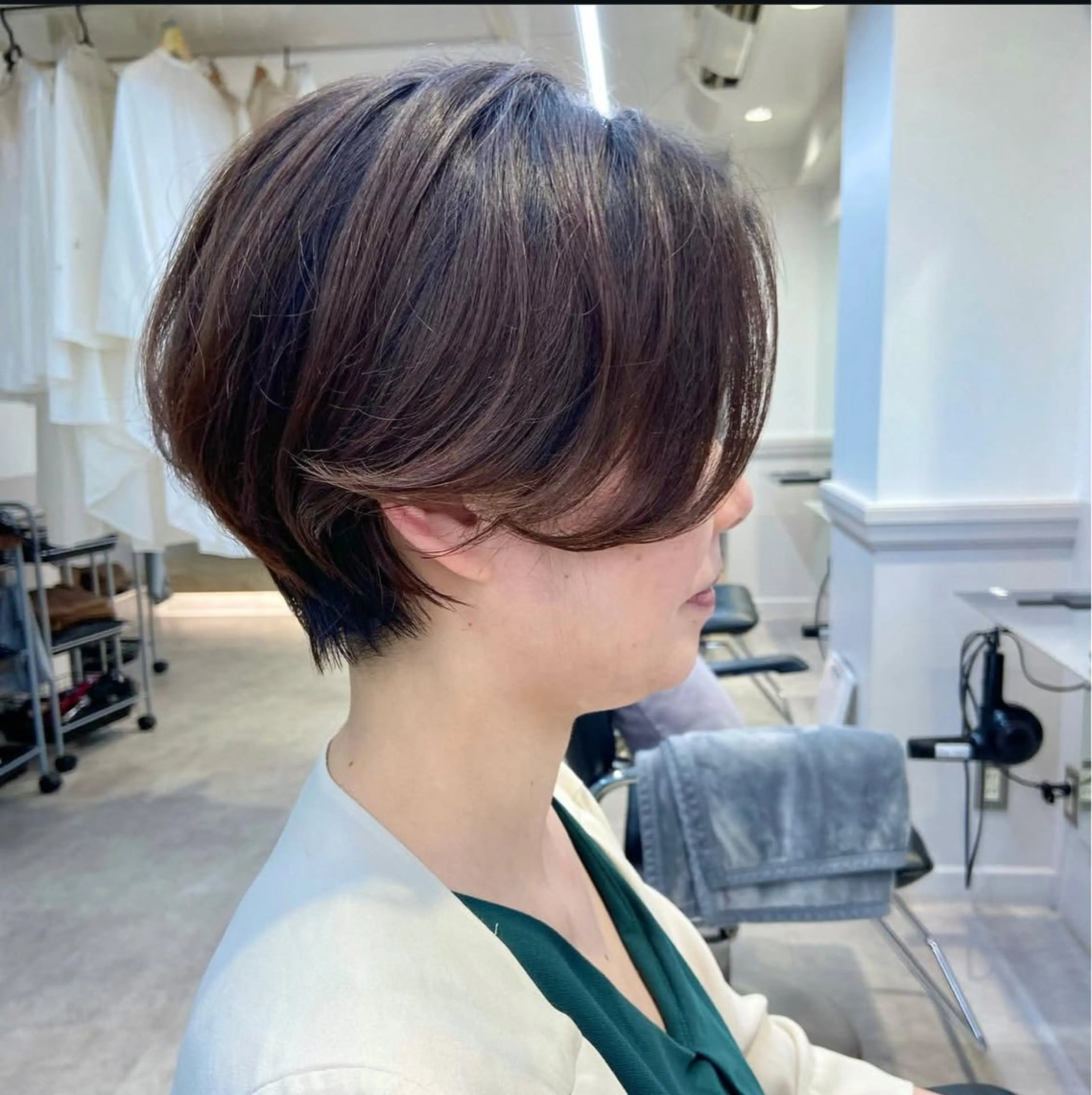 ショート カット ヘアカラー トリートメント あいこ/ハンサムショ ート無料/銀座🌷のヘアスタイル