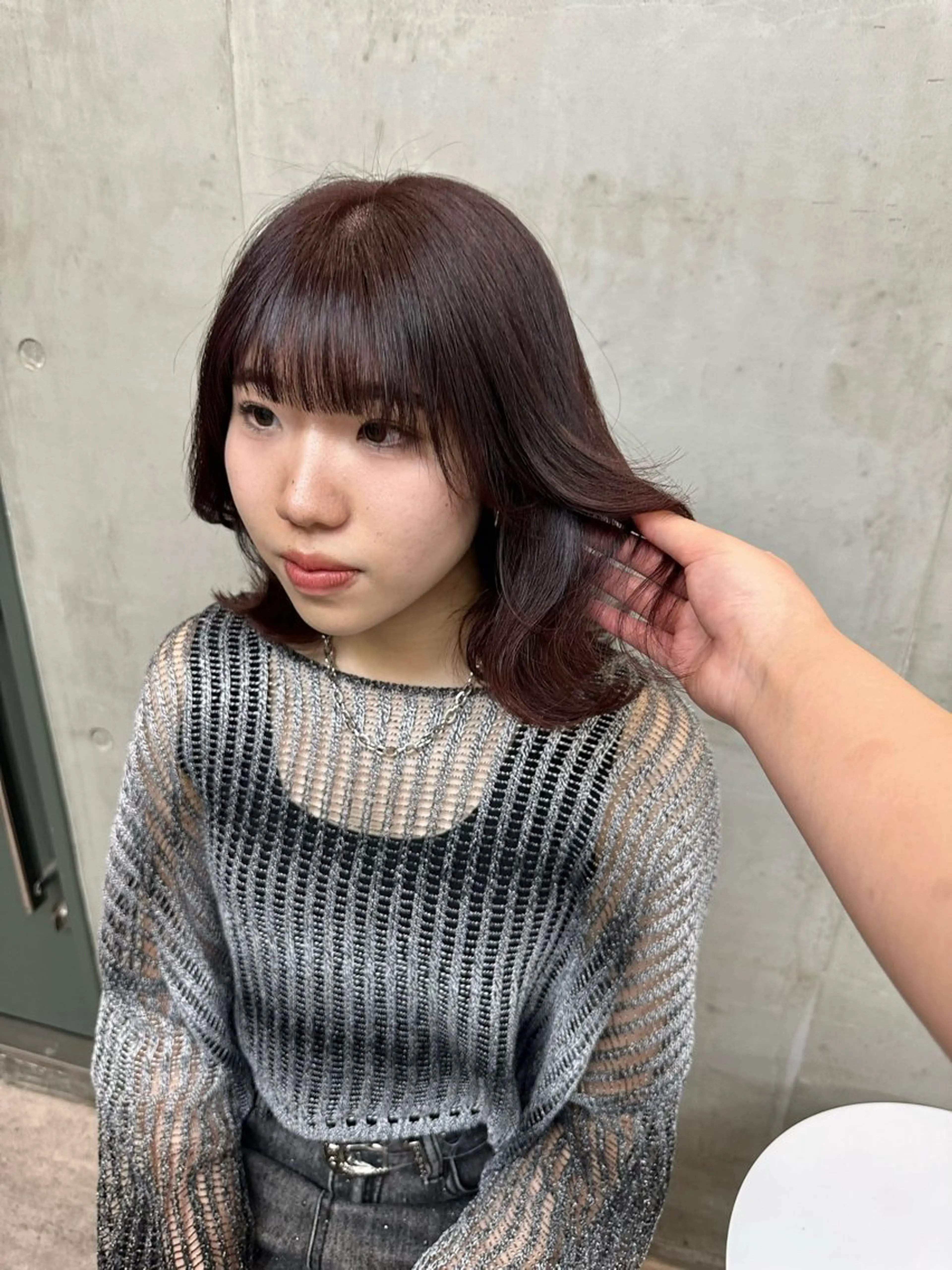 ミディアム カラー ベージュカラー ブリーチ ブラウンカラー ケアブリーチ グレージュ カット ヘアカラー トリートメント カットモデル募集中 ／HARUKA🎀のヘアスタイル