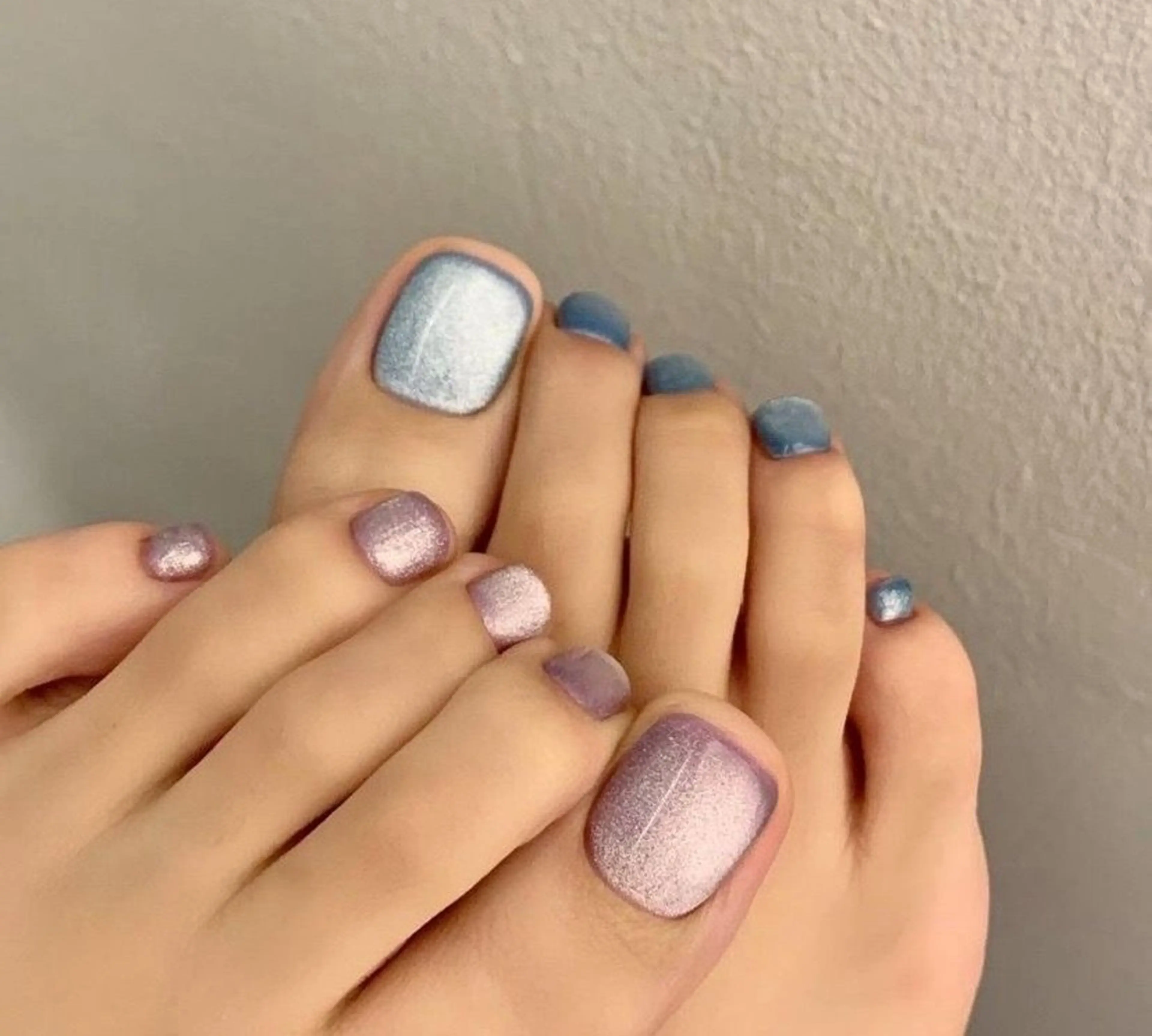 ネイル フットネイル フレンチネイル ハート 韓国ネイル レース フットネイル ボニー Coco nailのネイルデザイン