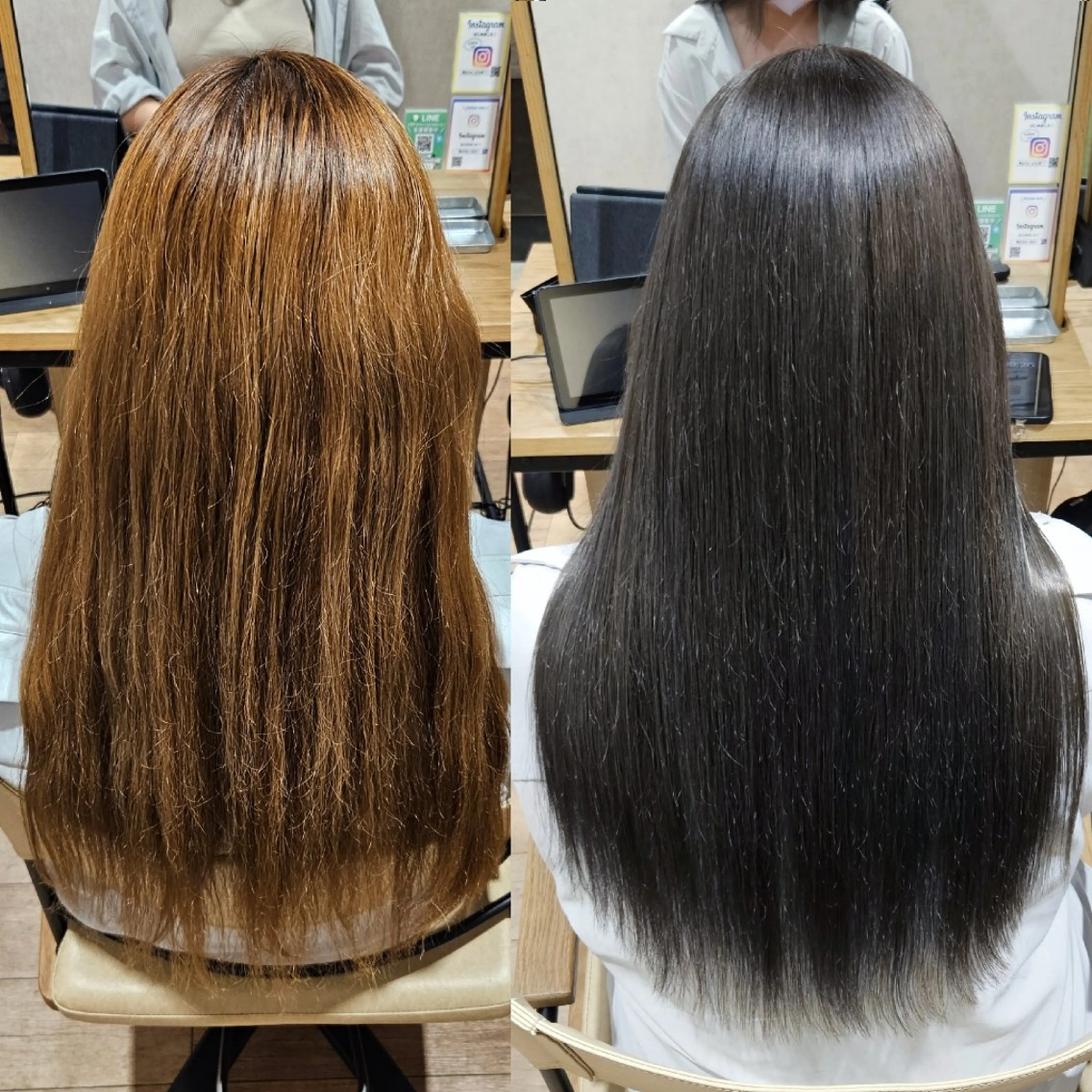 ロング カラー アッシュ ヘアカラー トリートメント 外戸口未優利 /ケドグチミユリのヘアスタイル