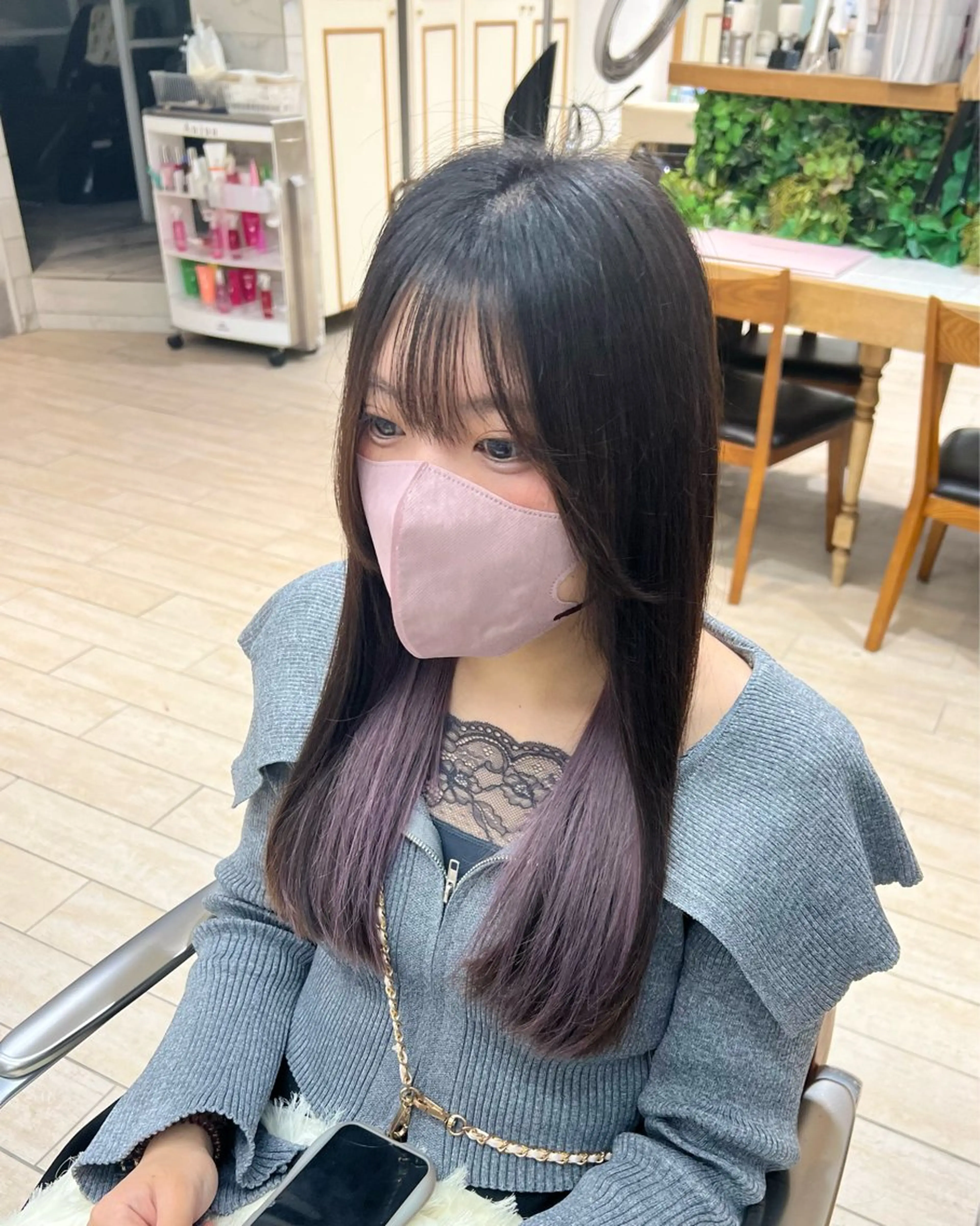 ロング カラー ヘアカラー モデル募集 セイノチヒロのヘアスタイル