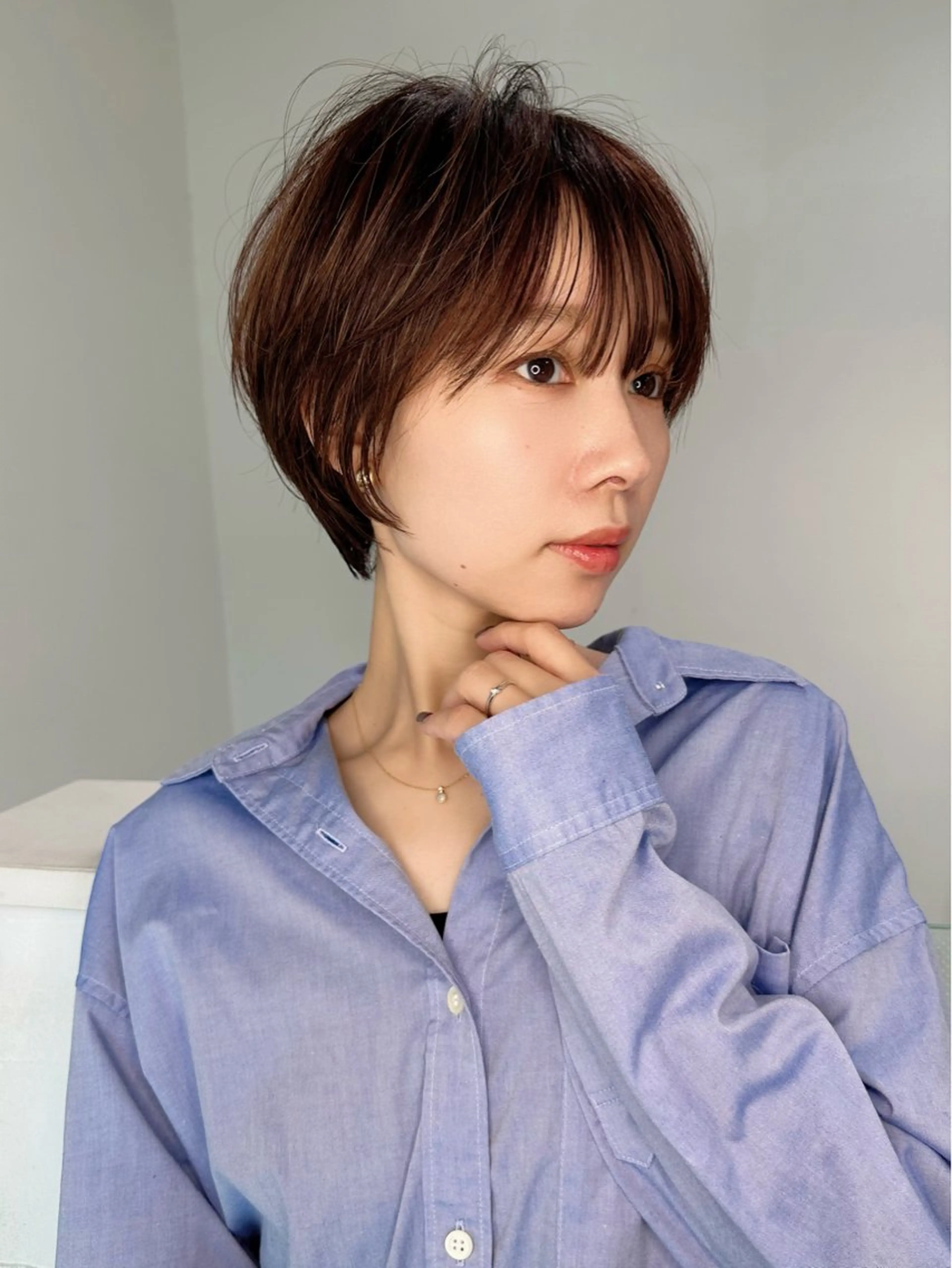 ショート カット ヘアカラー トリートメント ヘッドスパ taiga レイヤー /髪質改善/矯正🌈のヘアスタイル