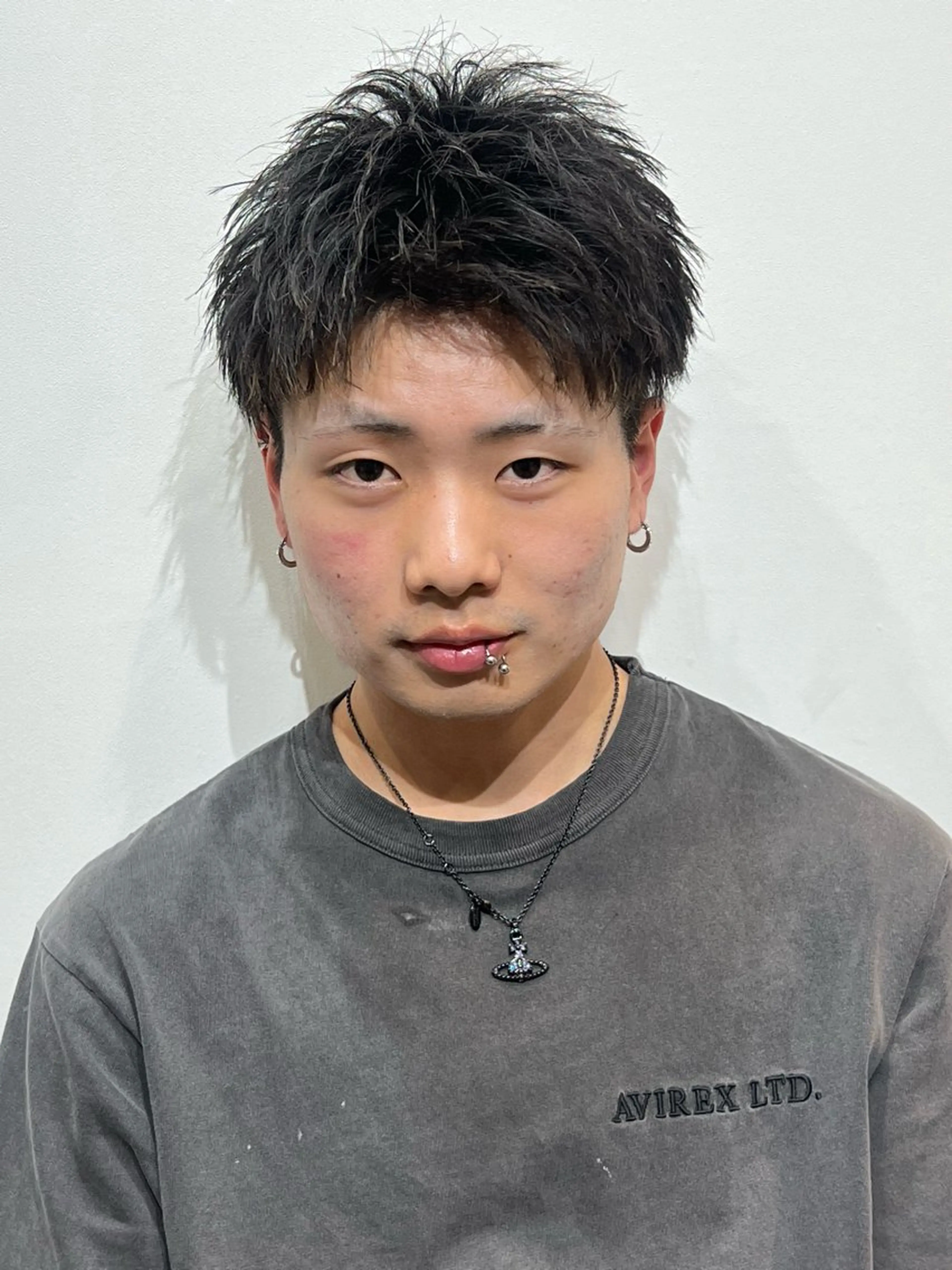 ショート メンズ アップバング スパイキーショート ショートヘア カット 🔥メンズ特化美容師 💥小倉大和💥のヘアスタイル