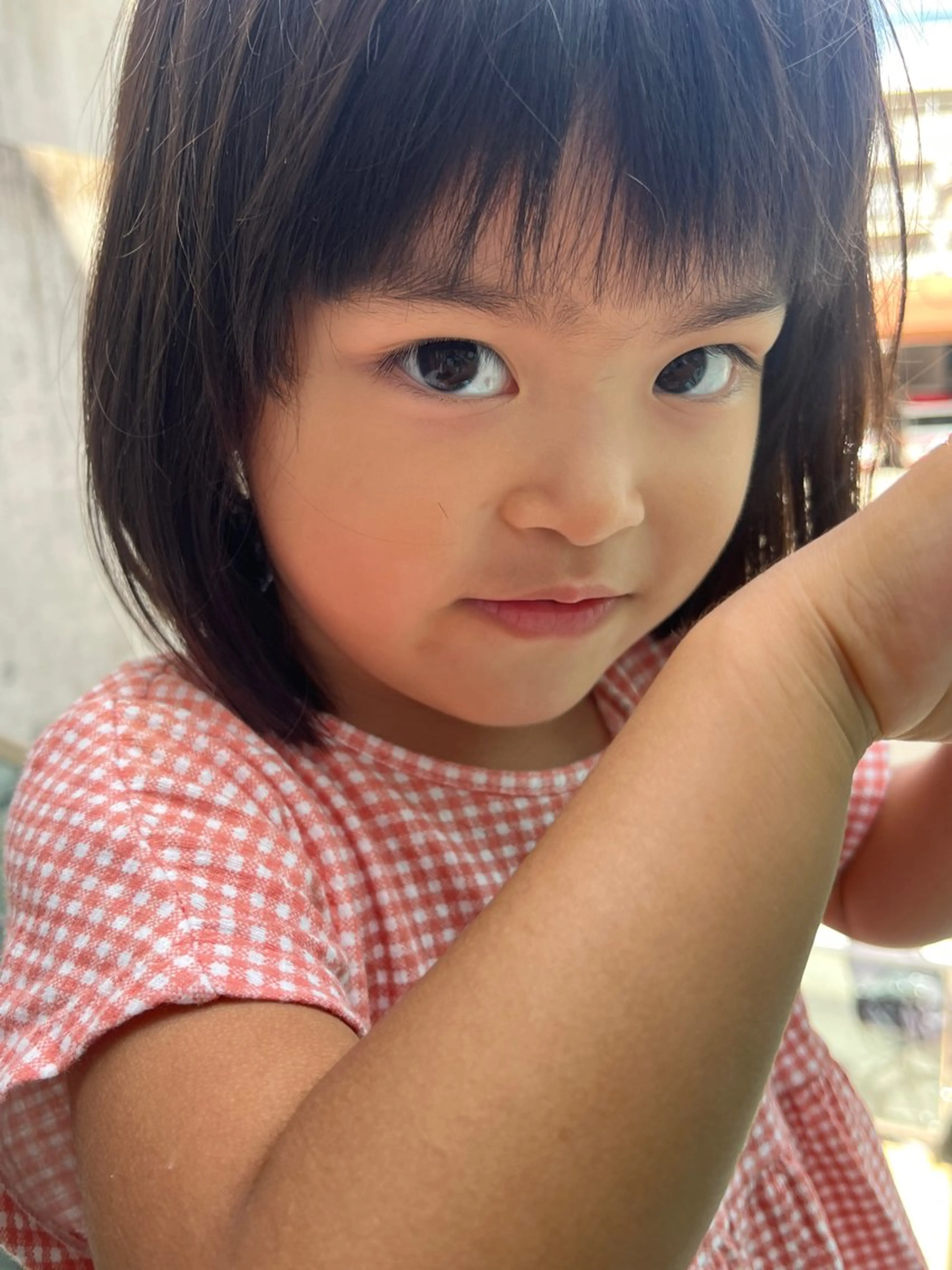 ショート カラー メンズ キッズ 久木原 ゆりのヘアスタイル