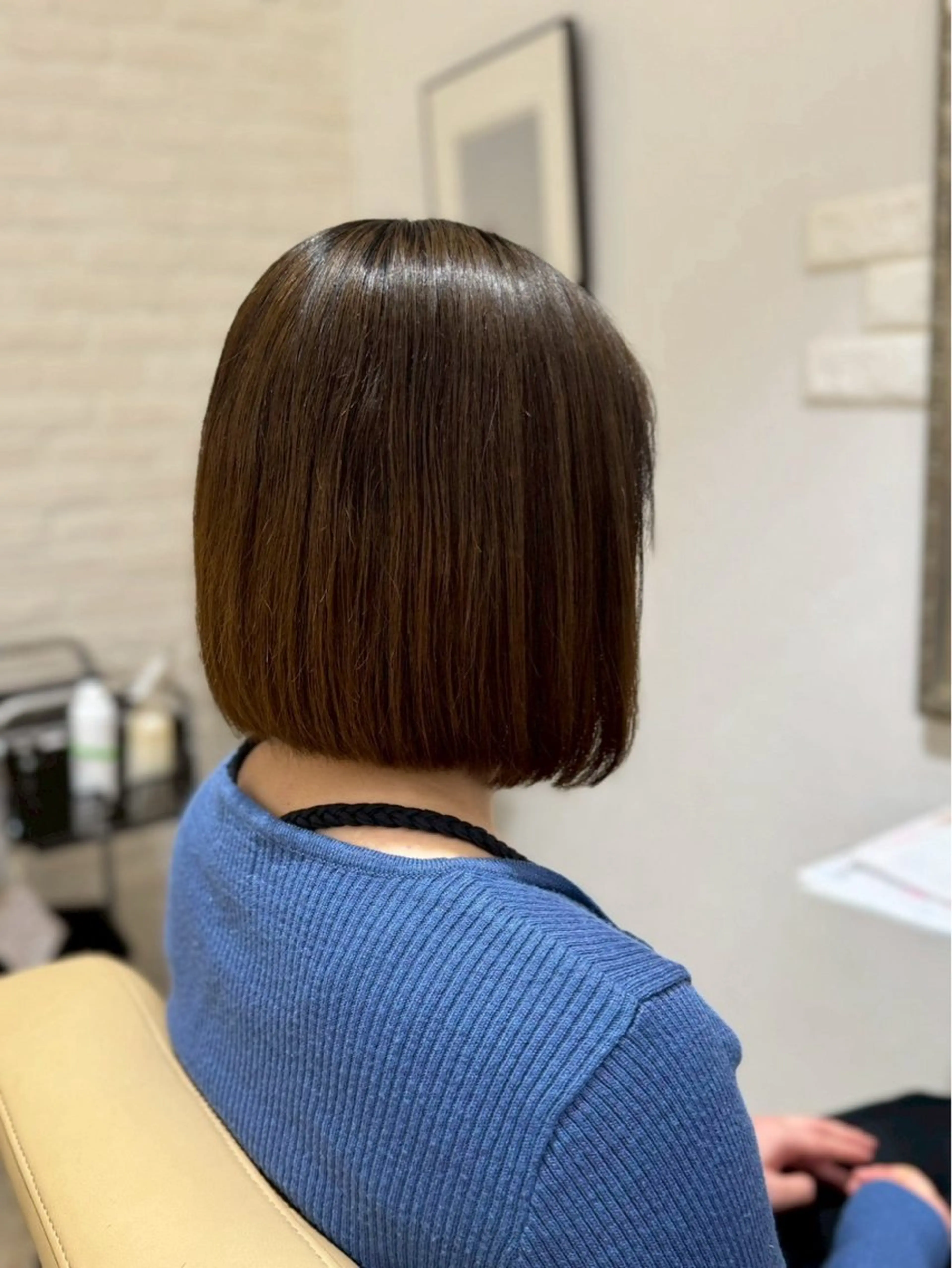 ミディアム ヘアカラー 三輪 あおいのヘアスタイル