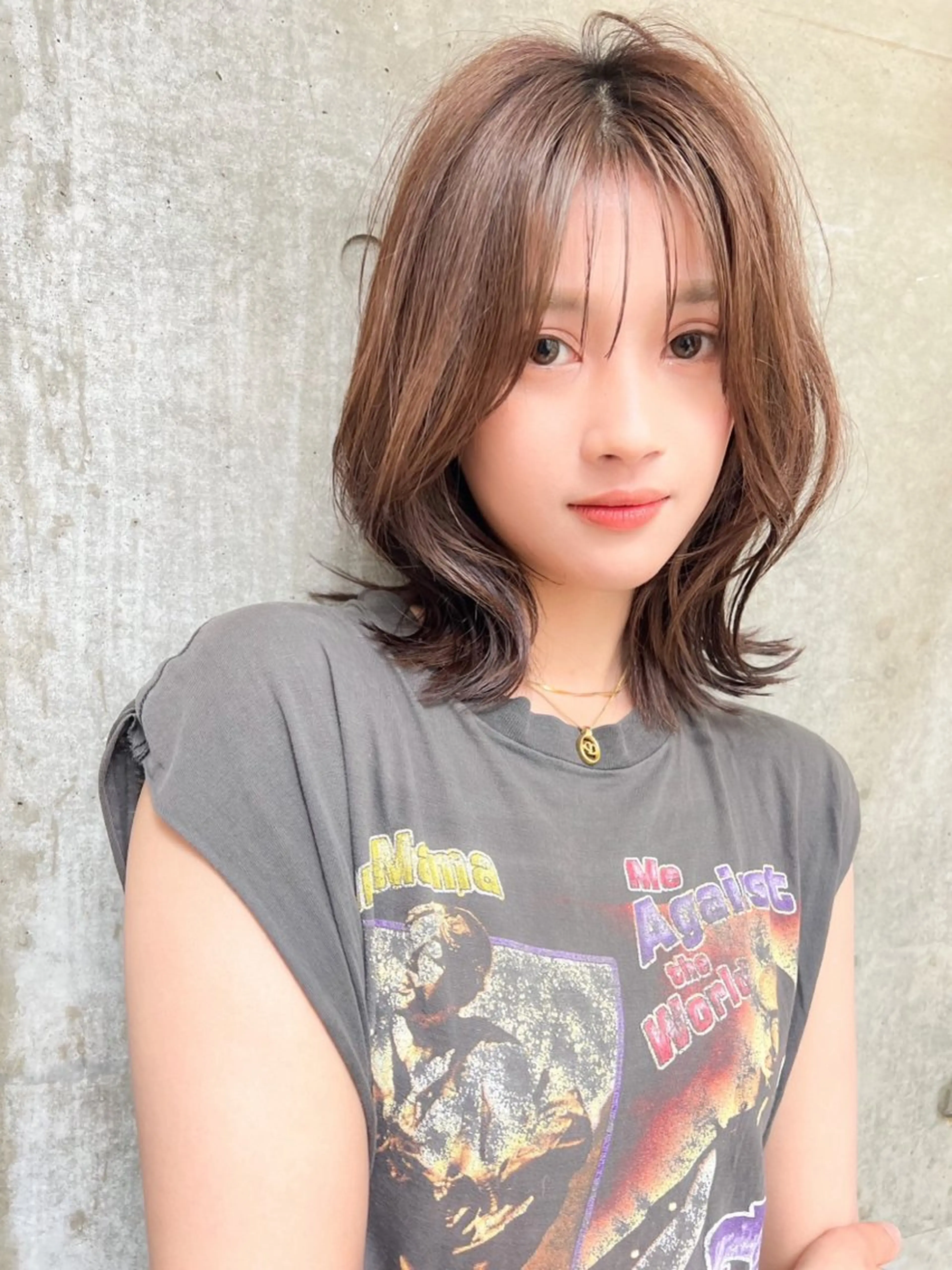 ミディアム カラー カット トリートメント 🧡カラー特化💜 鈴木凱人🤍のヘアスタイル