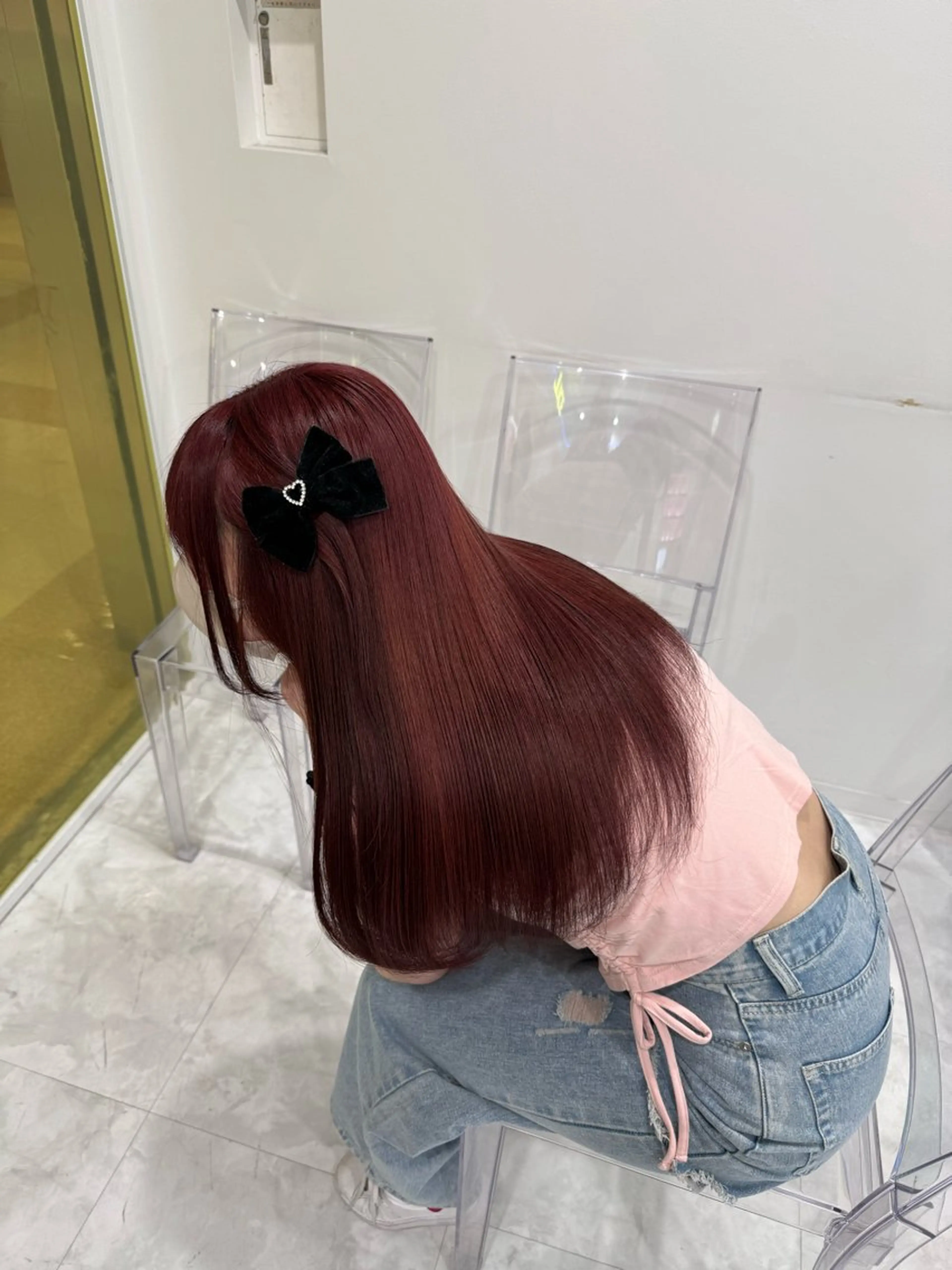 ロング ヘアカラー ブリーチなし透明感 カラー/MISANOのヘアスタイル