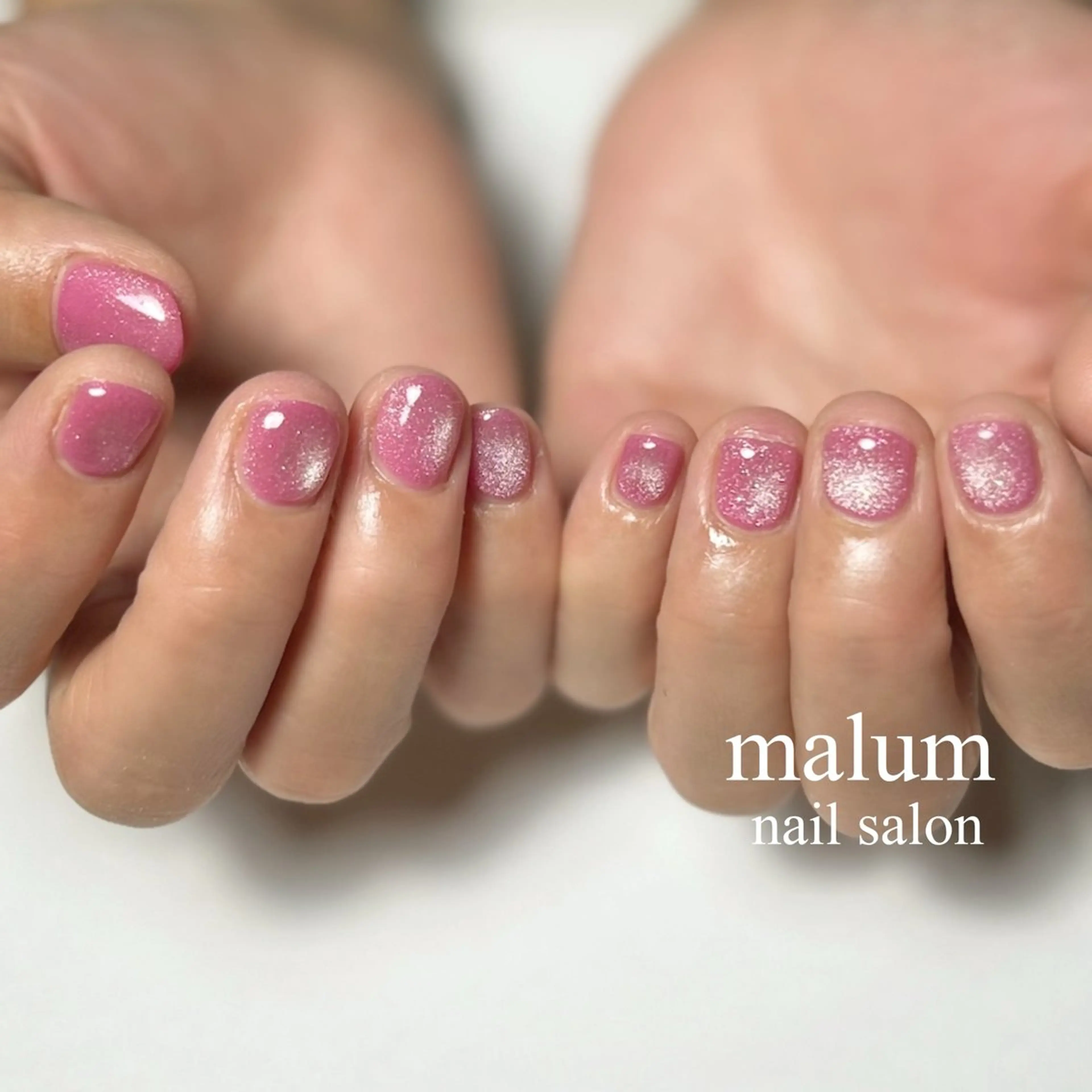 ネイル マグネットネイル ワンカラーネイル ハンドネイル malum nailのネイルデザイン