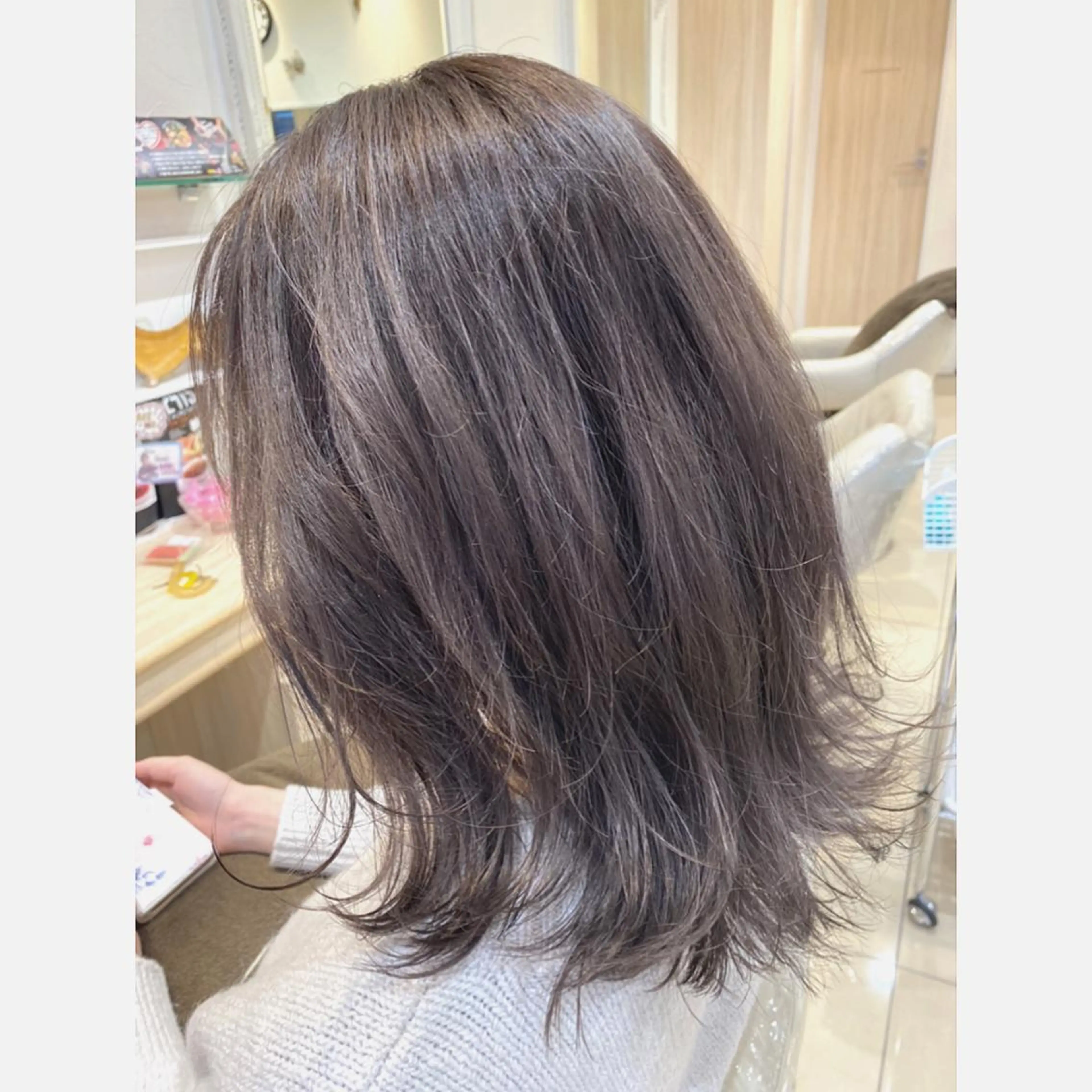 ミディアム カラー 髪質改善/茅ヶ崎 マツモト リョウのヘアスタイル