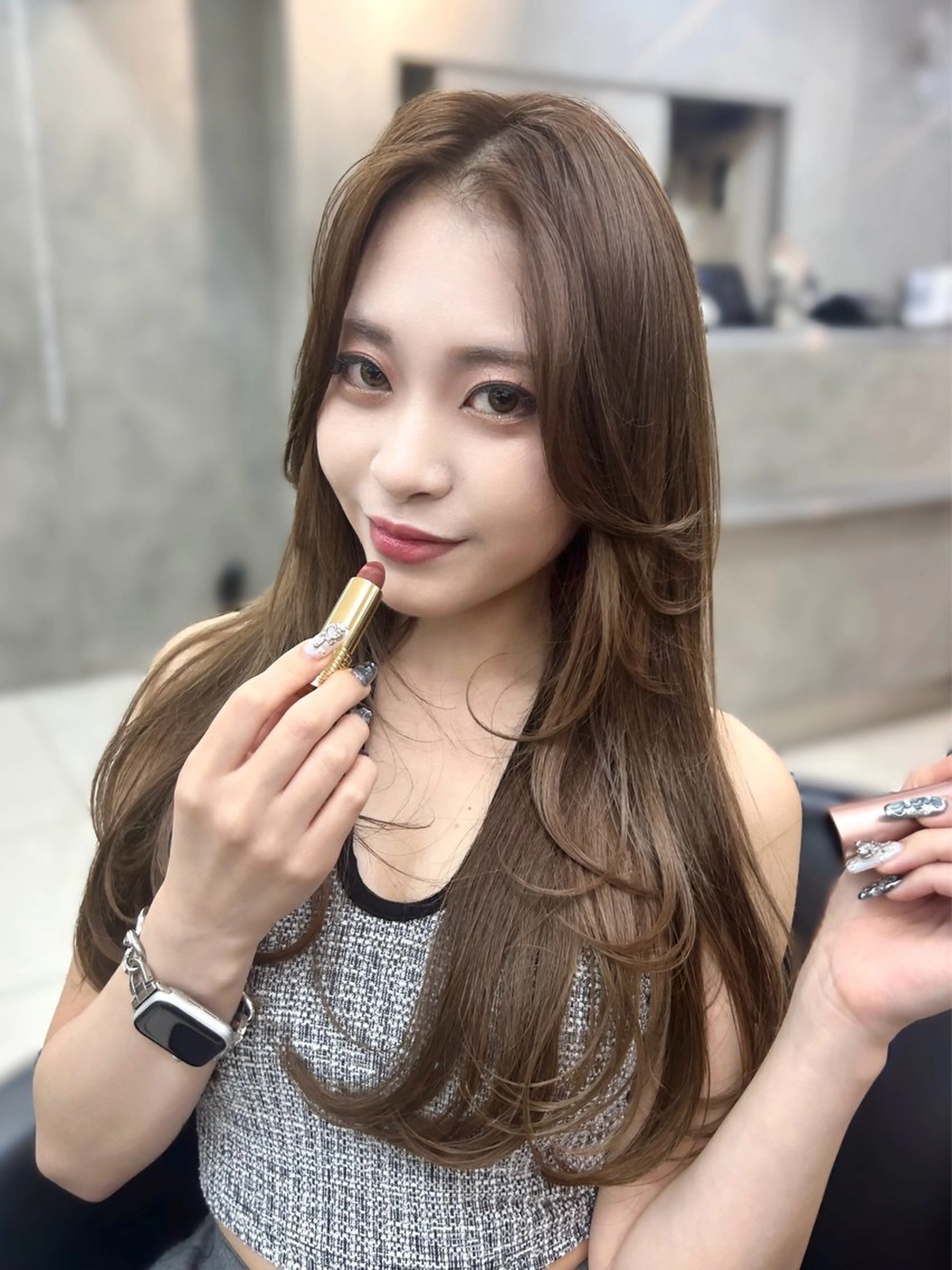 ロング くびれボブレイヤー 渋谷/kougaのヘアスタイル