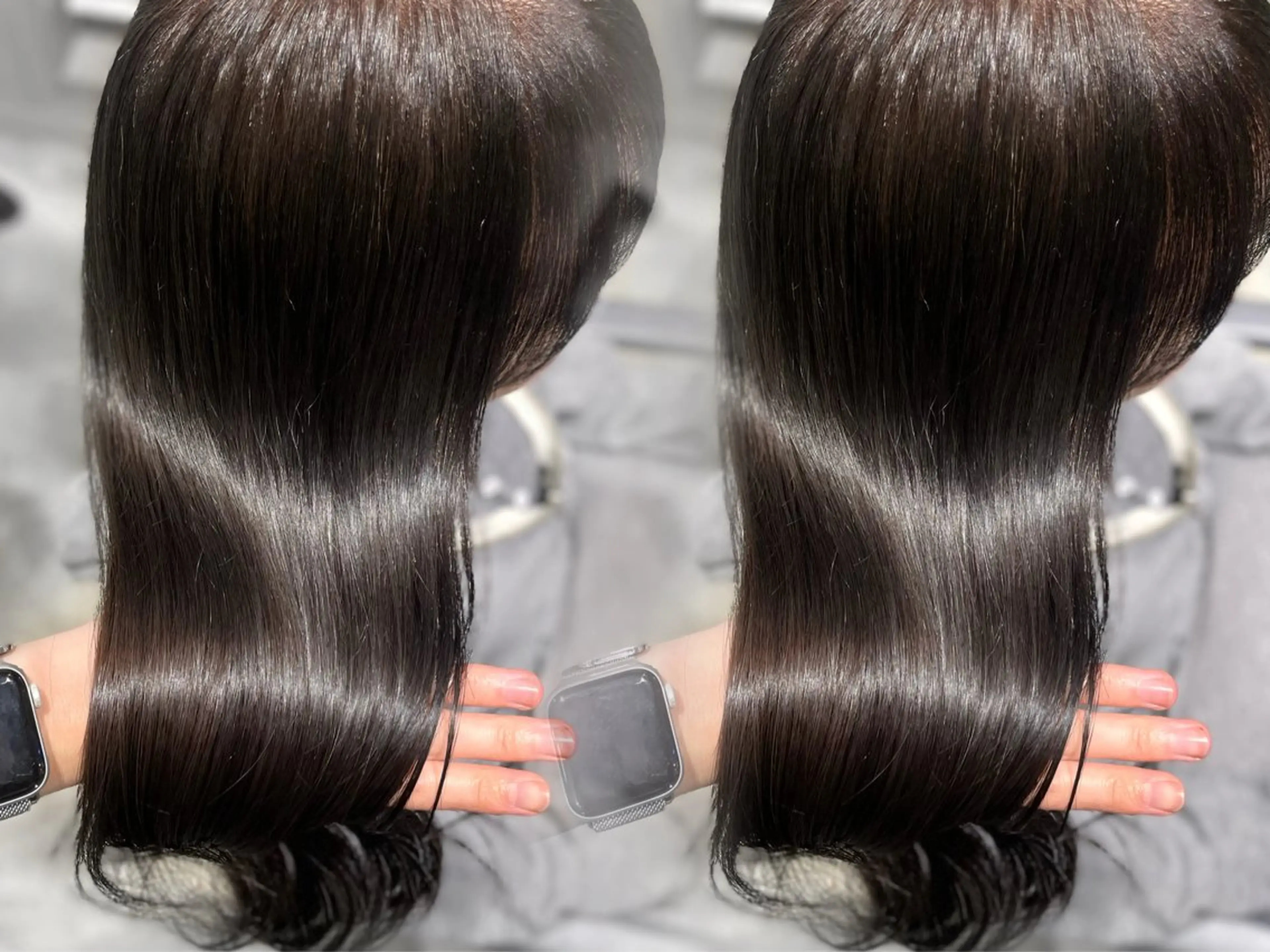 セミロング erina🍑新宿/ 艶カラー/レイヤーのヘアスタイル