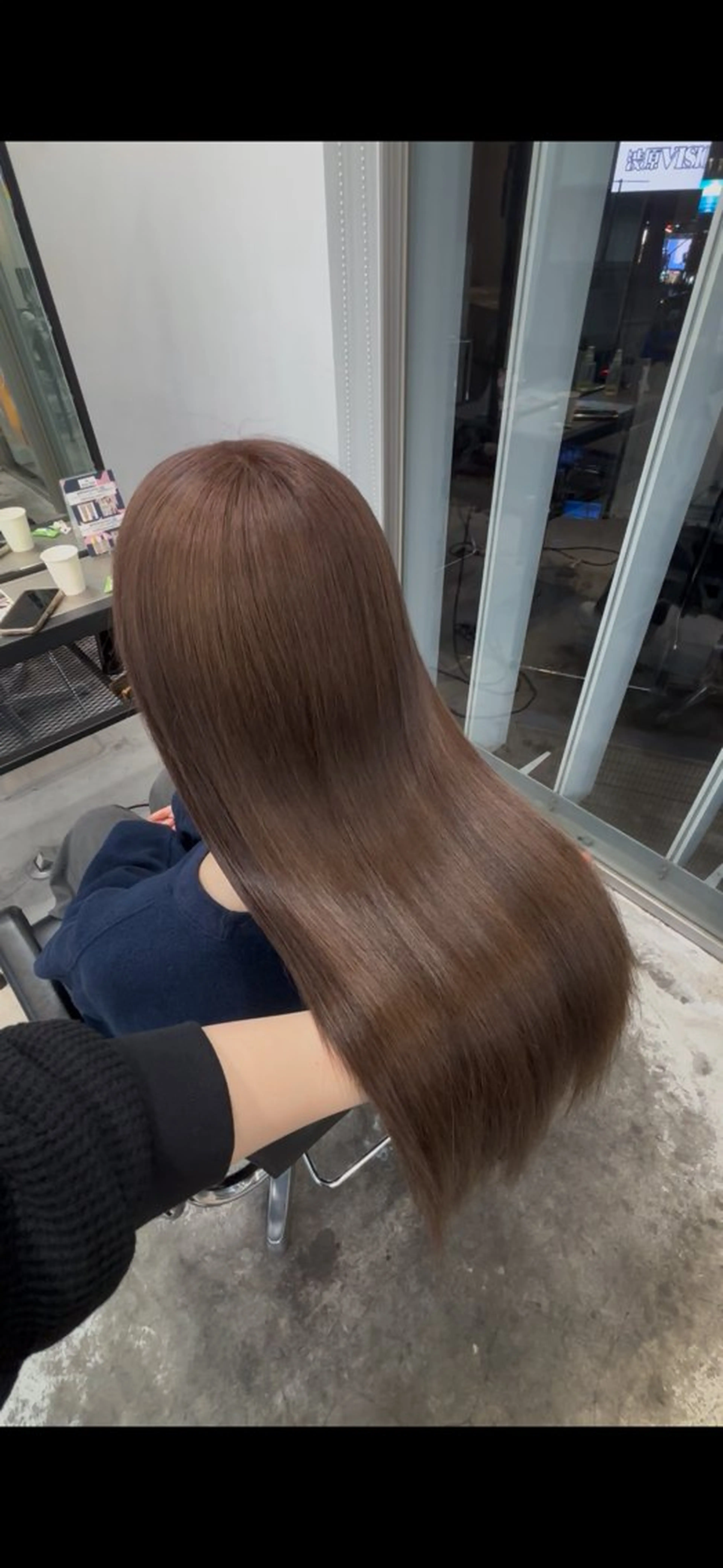 ロング カラー 縮毛矯正 トリートメント ダメージレス艶髪 🦋MISAKI🦋のヘアスタイル