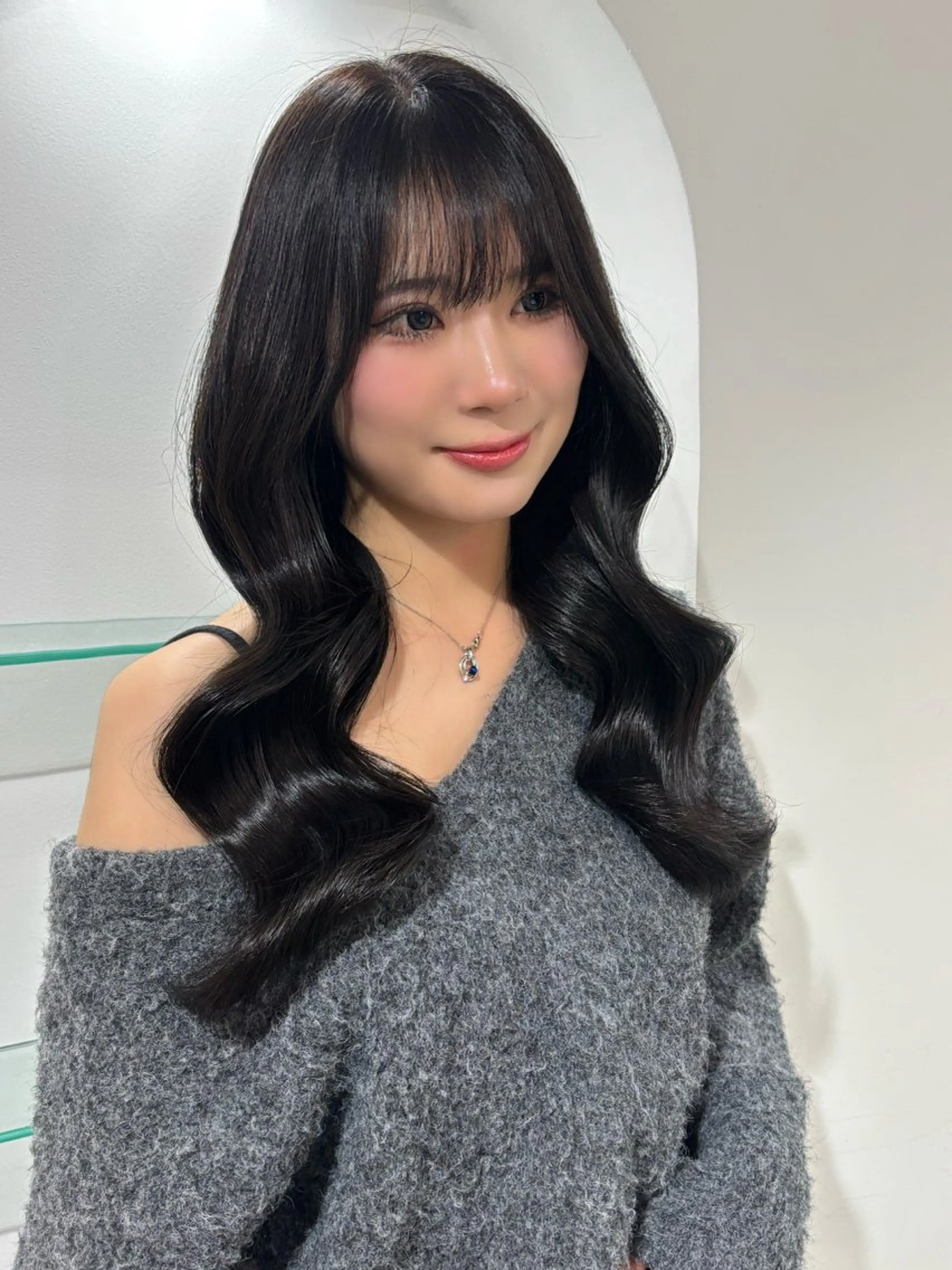 ロング 🎀透明感カラー/ 博多美容室ゆうあ🎀のヘアスタイル