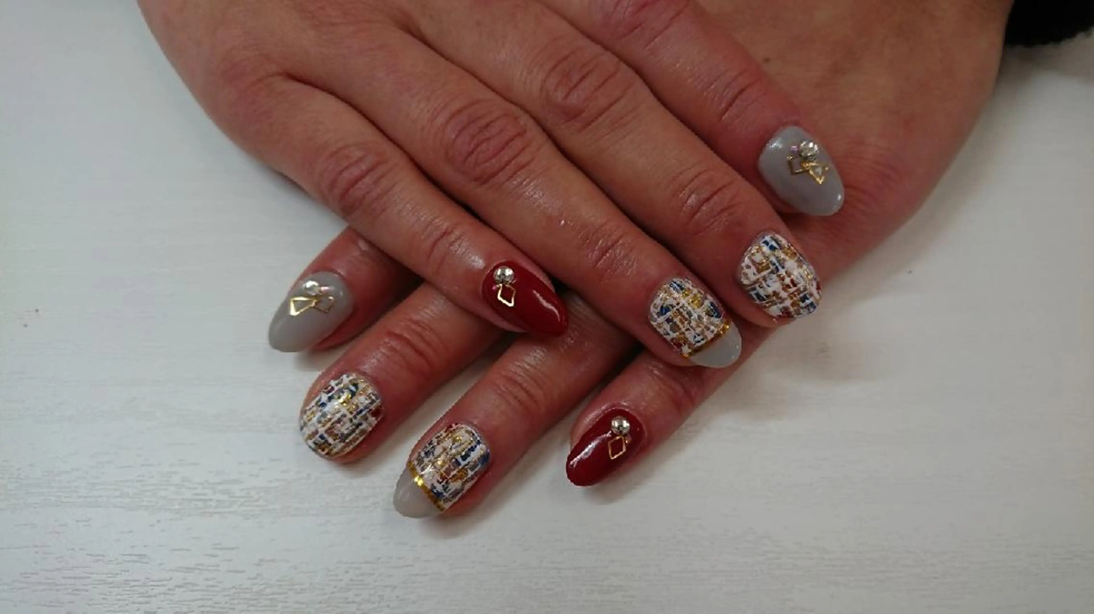 セミロング ネイル nail salon Blancのネイルデザイン