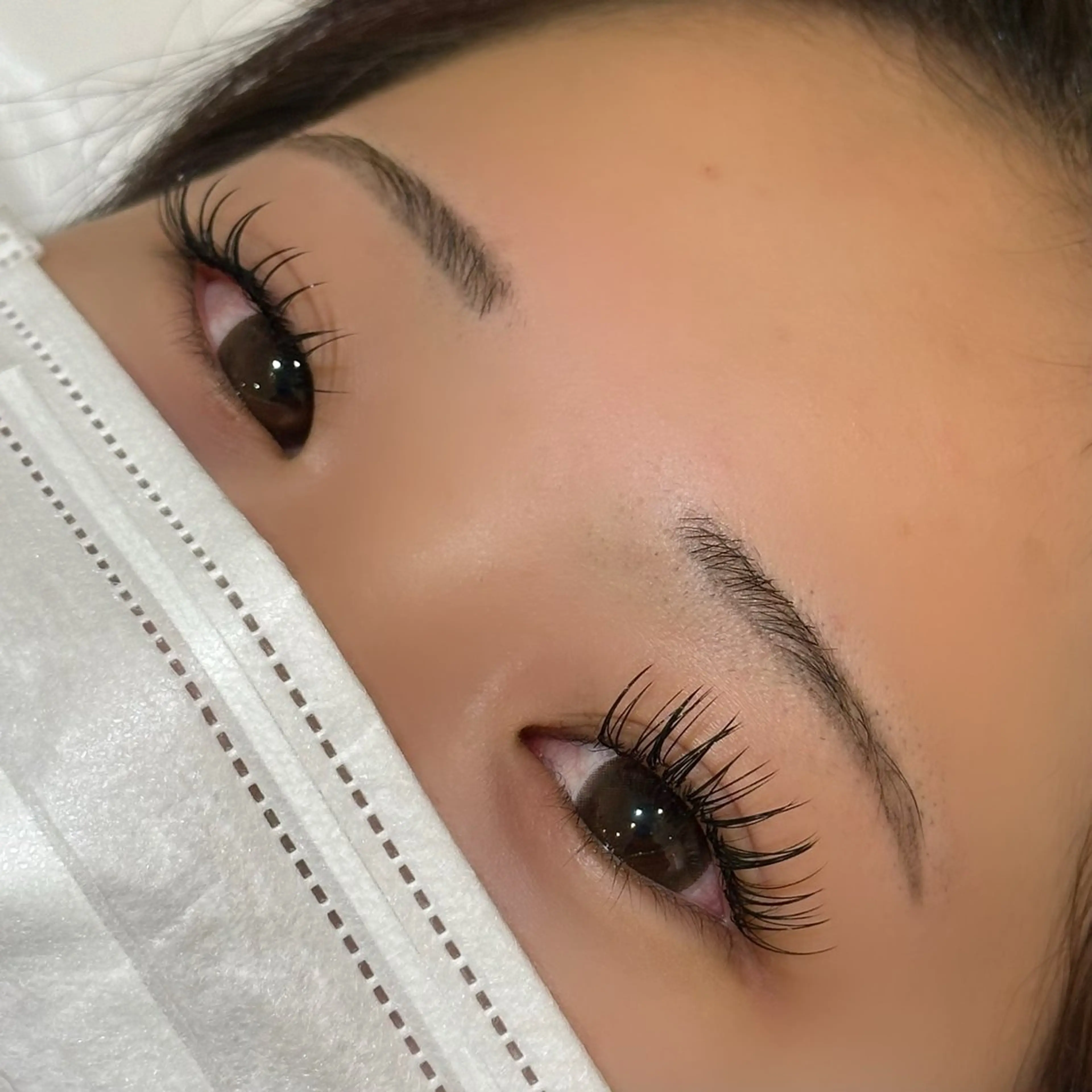 マツエク・マツパ Dカール フラットラッシュ マツエク eyelash Liinaのマツエク・マツパデザイン