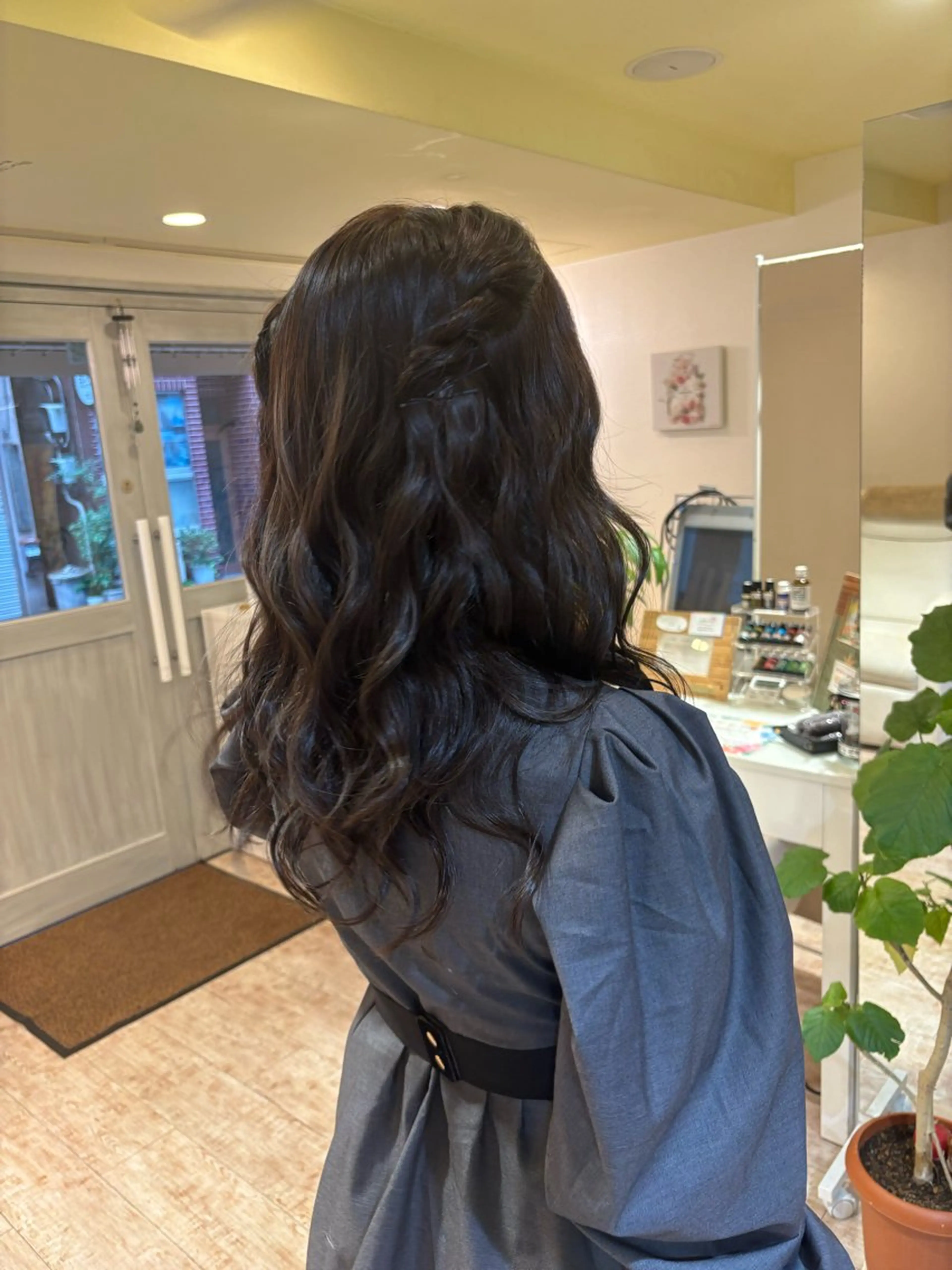 セミロング カット ヘアセット レイヤーカット /髪質改善　小池　祐のヘアスタイル