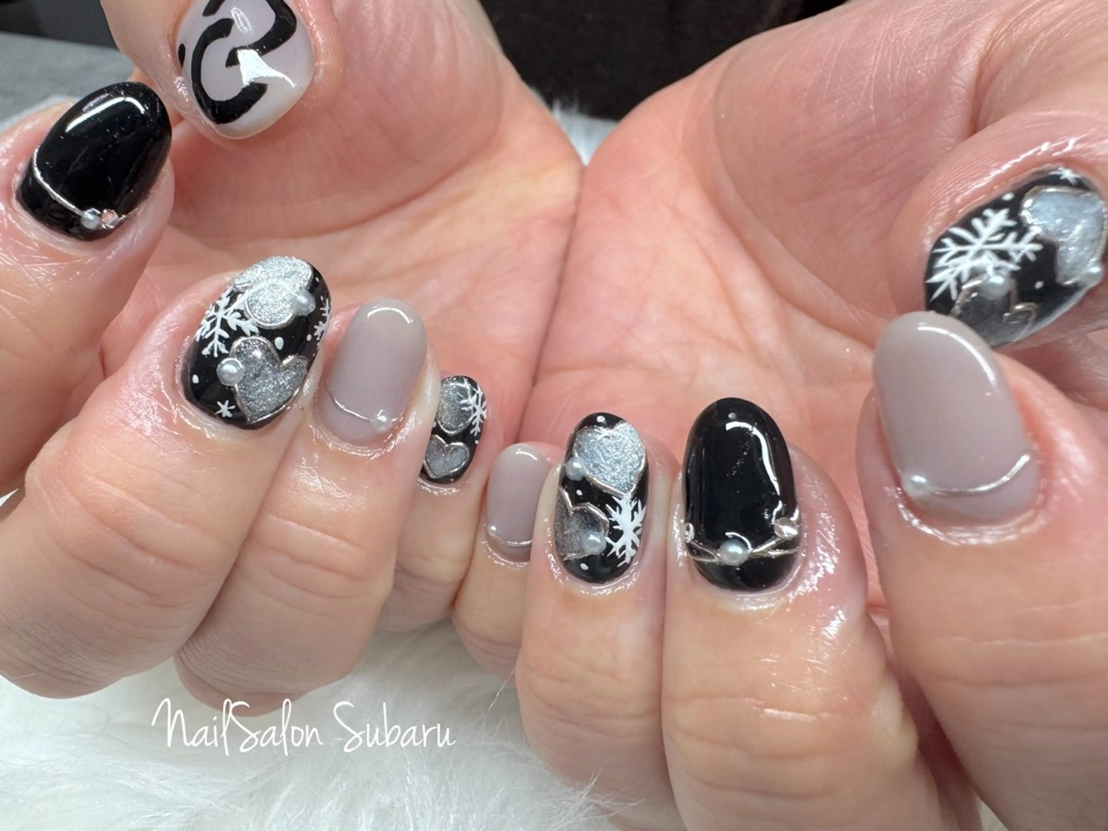 ネイル ミラーネイル ハンドネイル Nail Salon Subaruのネイルデザイン