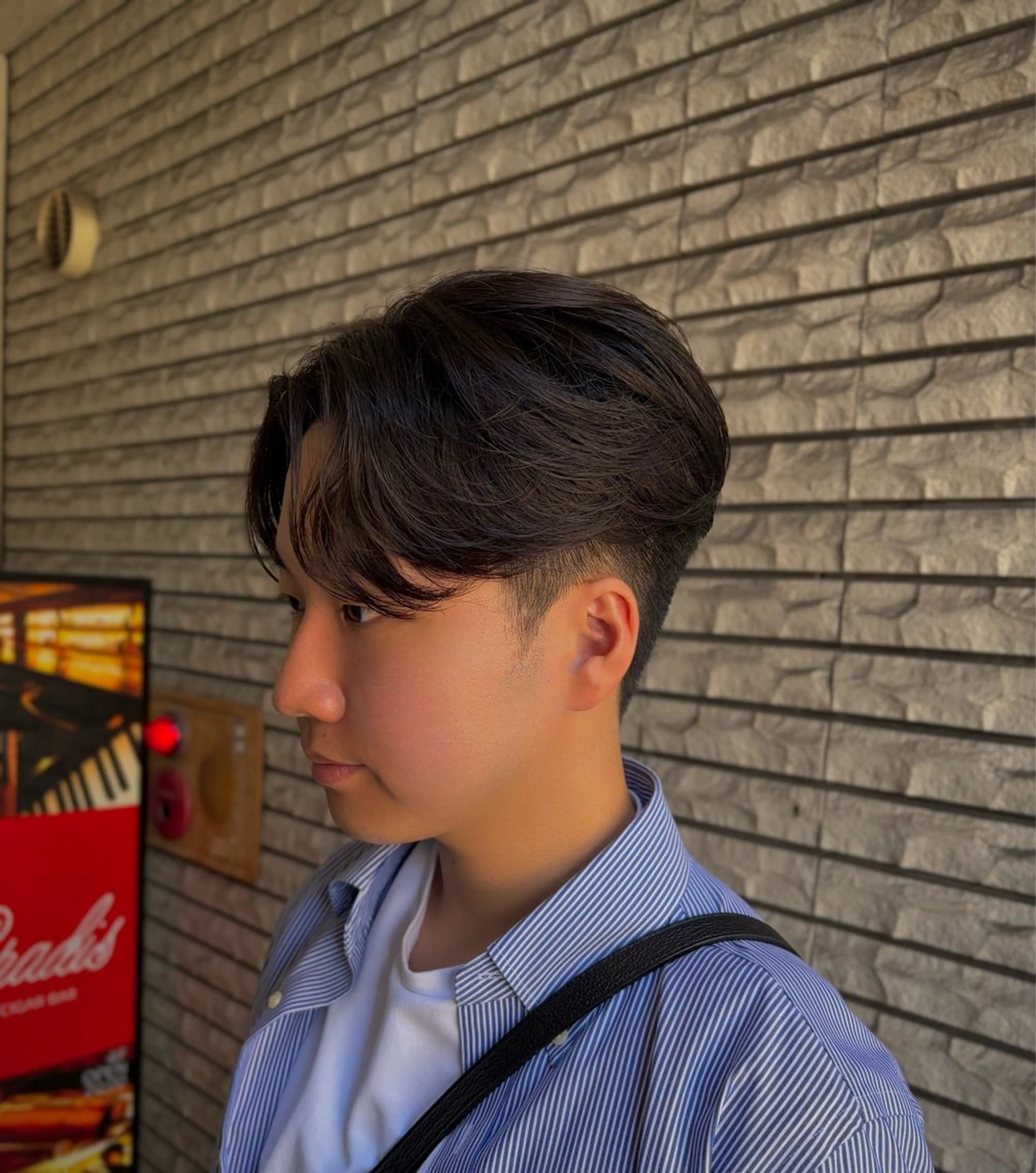 メンズ センターパート カット daichi (UMM)のヘアスタイル