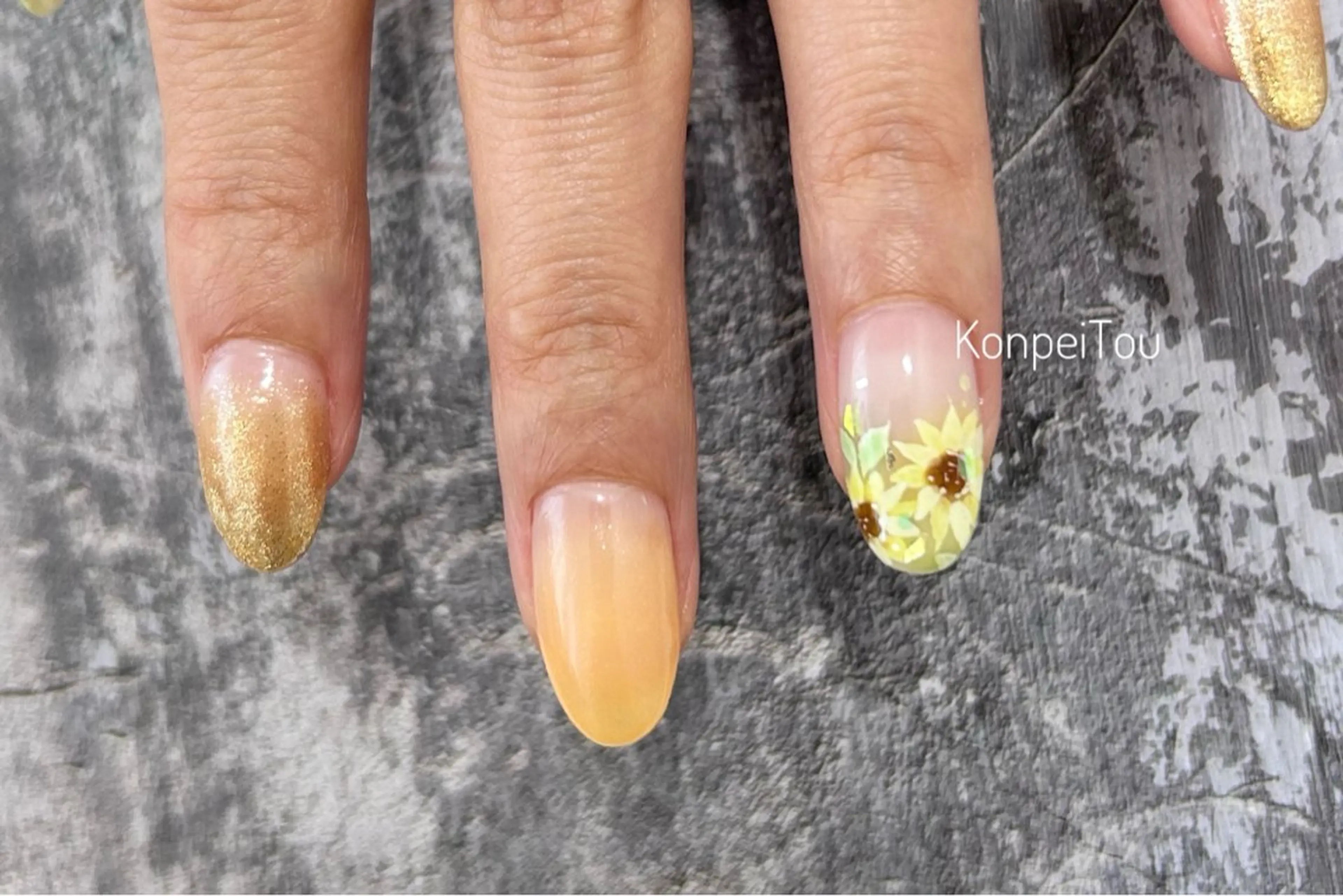 ネイル ハンドネイル おうちのネイルサロン　konpeiTou〜こんぺいとう〜所属・おうちのネイルサロン KonpeiTouのネイルデザイン