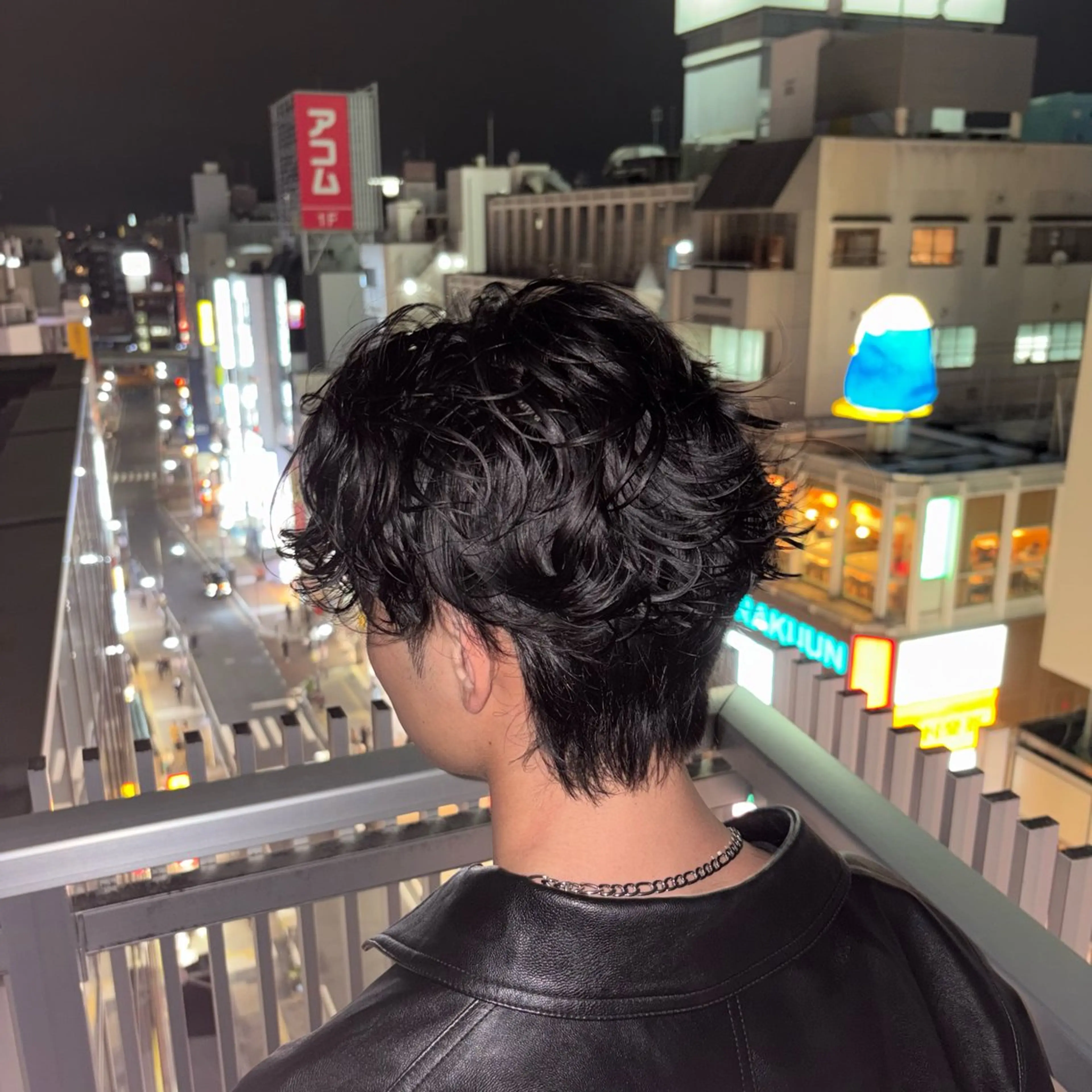 ミディアム パーマ メンズ カット パーマ 🌀大翔/ メンズパーマ🌀のヘアスタイル