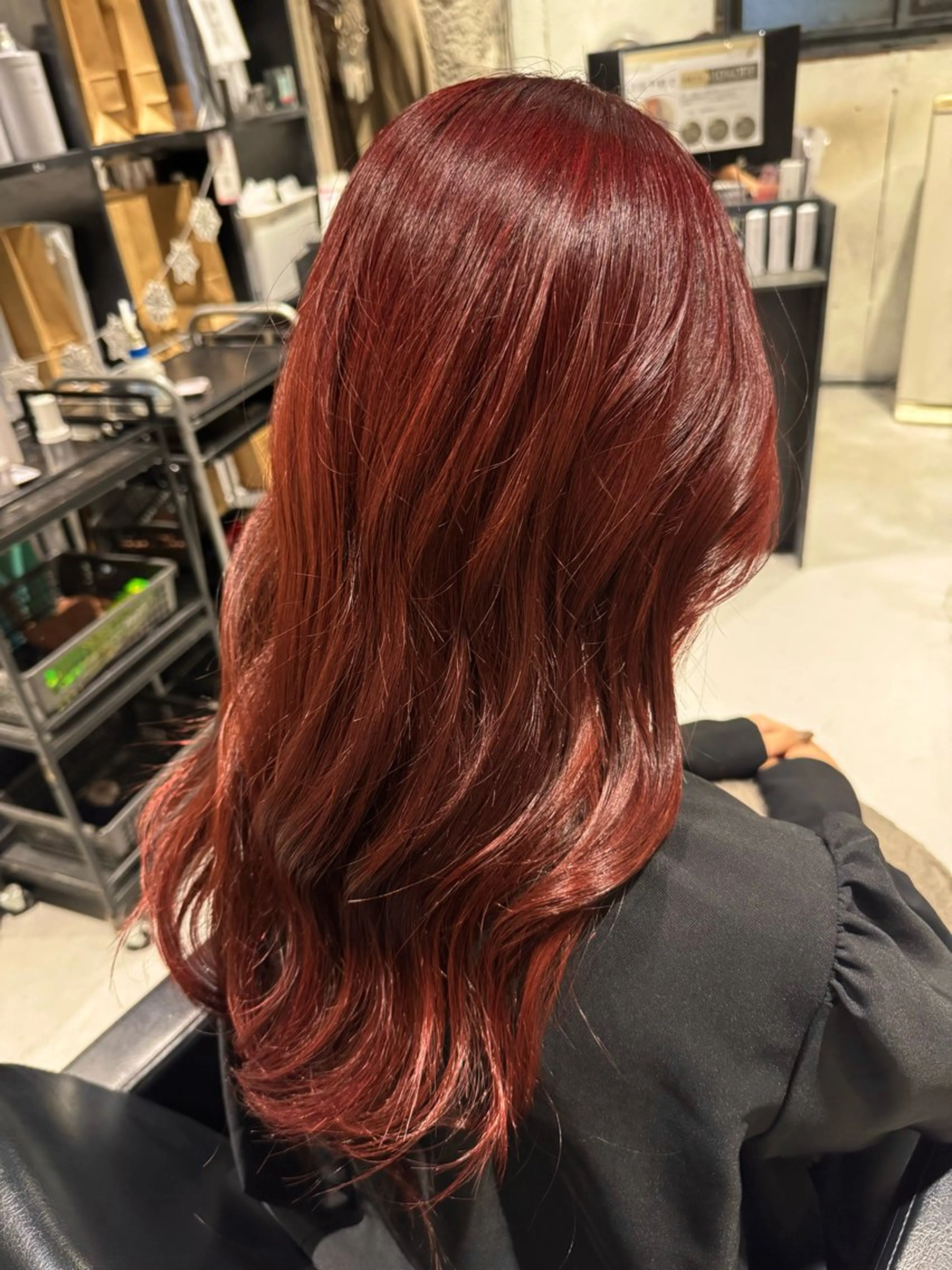 カット+ブリーチなしダブルカラー+3stepトリートメント🎀の写真