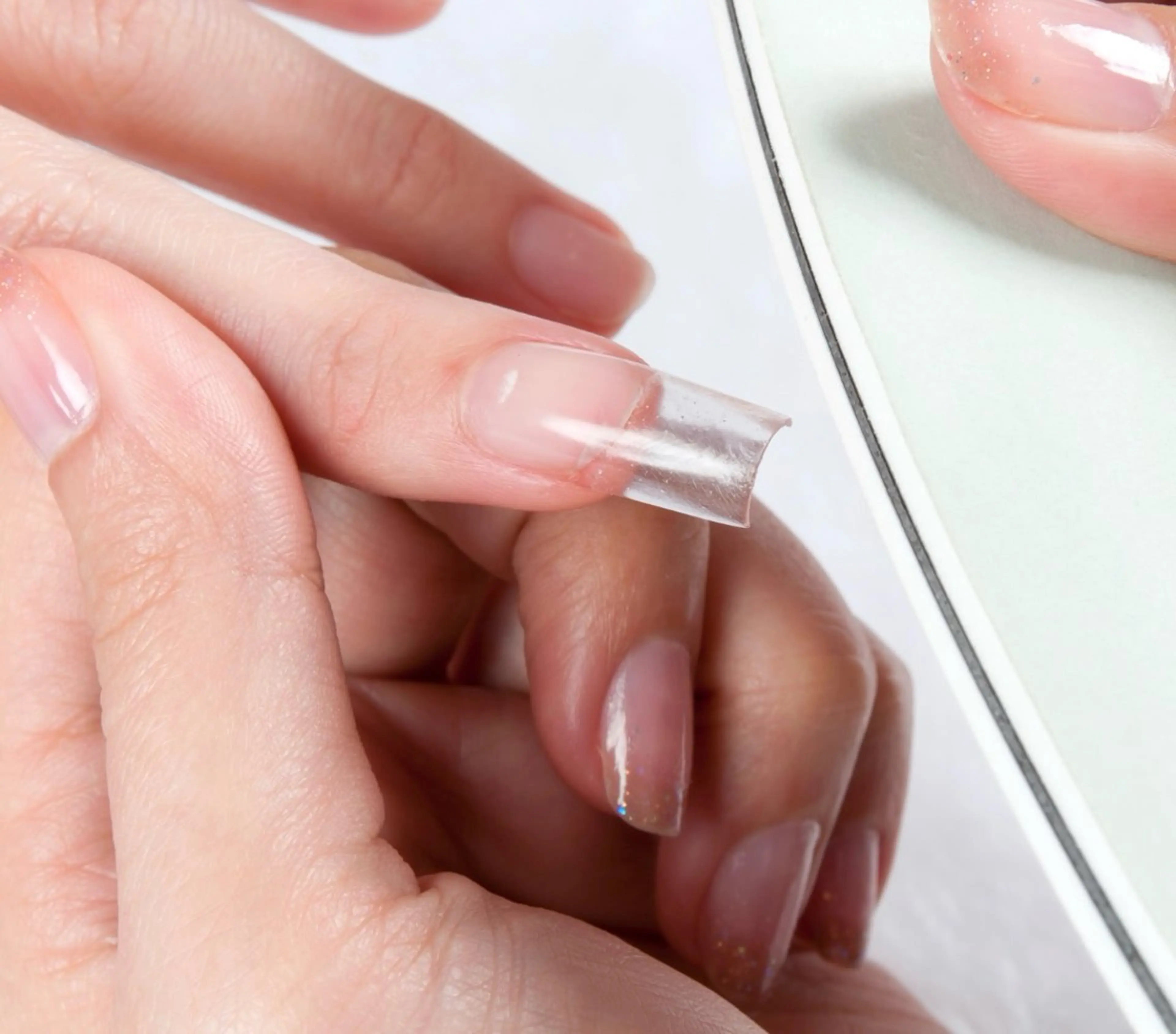 ハンド/ワンカラーラメなし |長さ出しありの写真