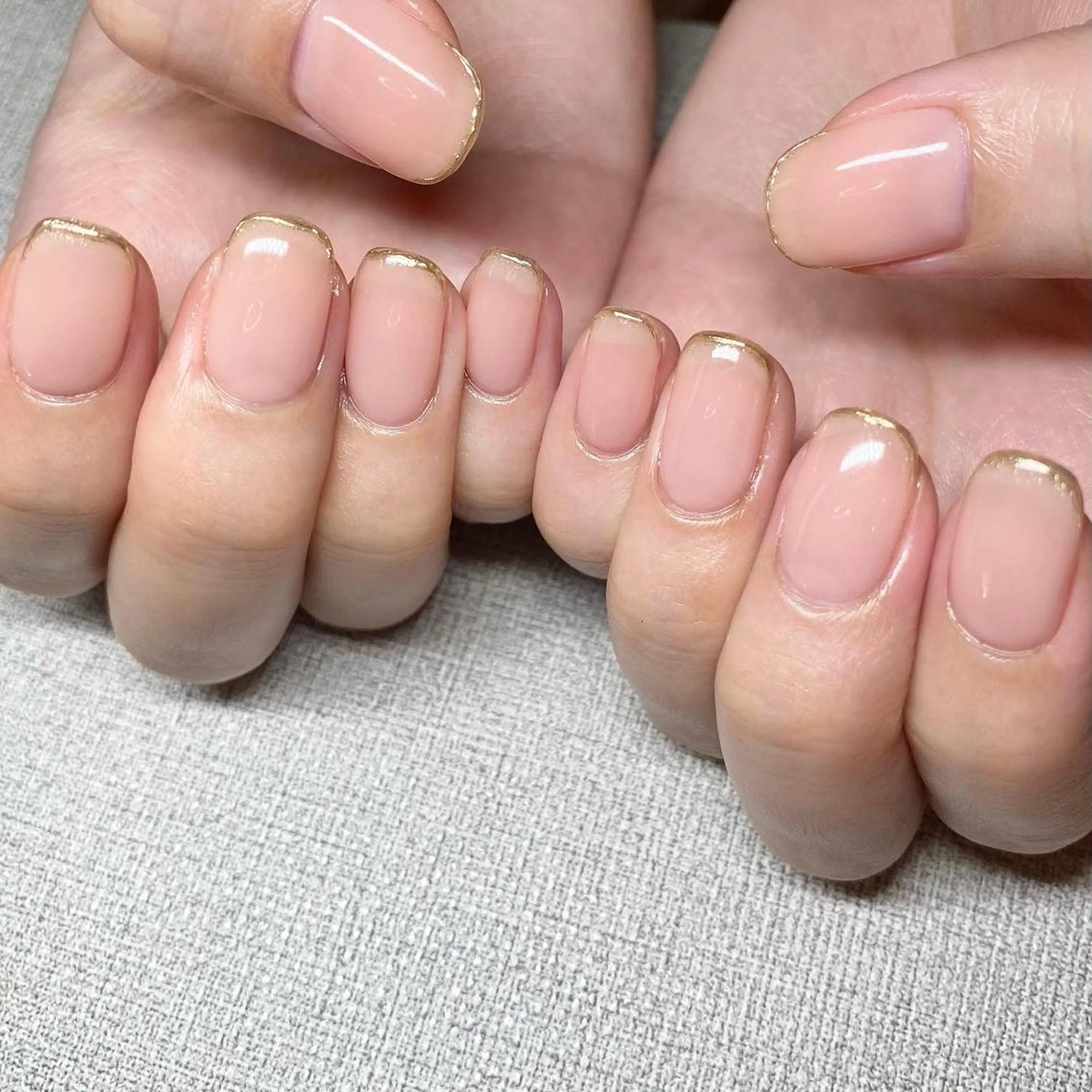 ネイル アートネイル ニュアンスネイル 冬ネイル ハンドネイル 山田 貴子のネイルデザイン