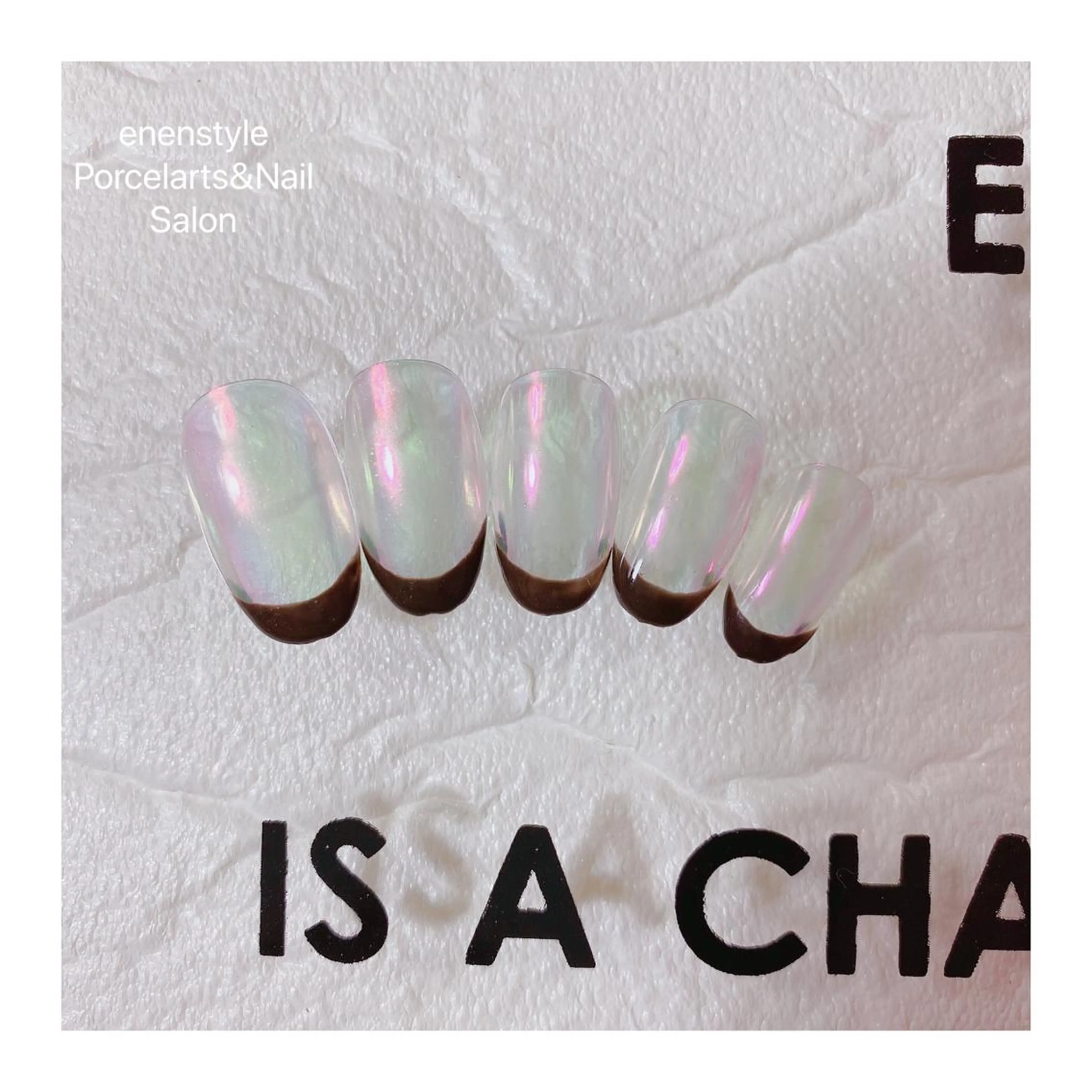 ミディアム ネイル ハンドネイル 👑enen style👑のネイルデザイン