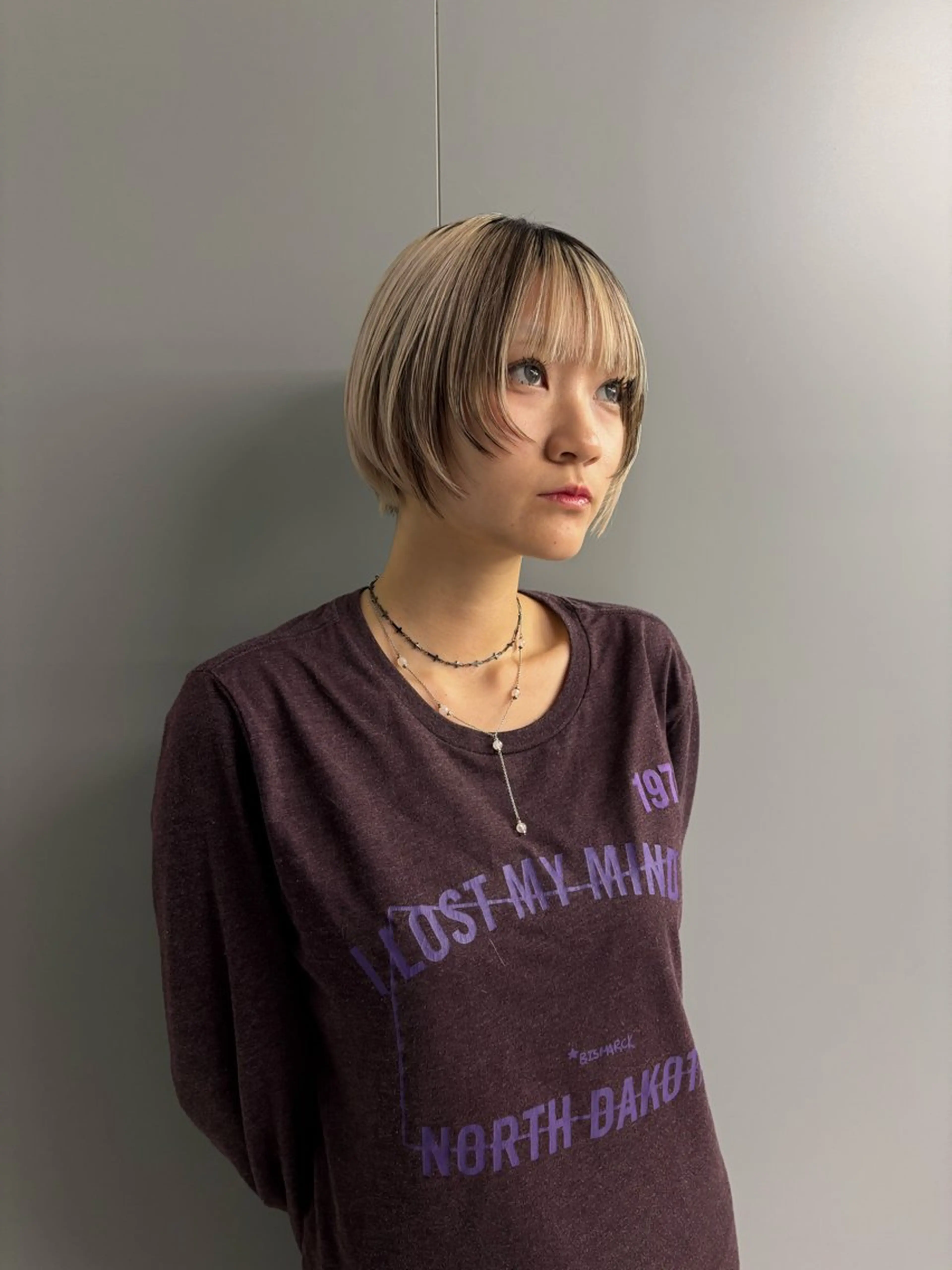 ショート カラー 掛川 瑠唯のヘアスタイル