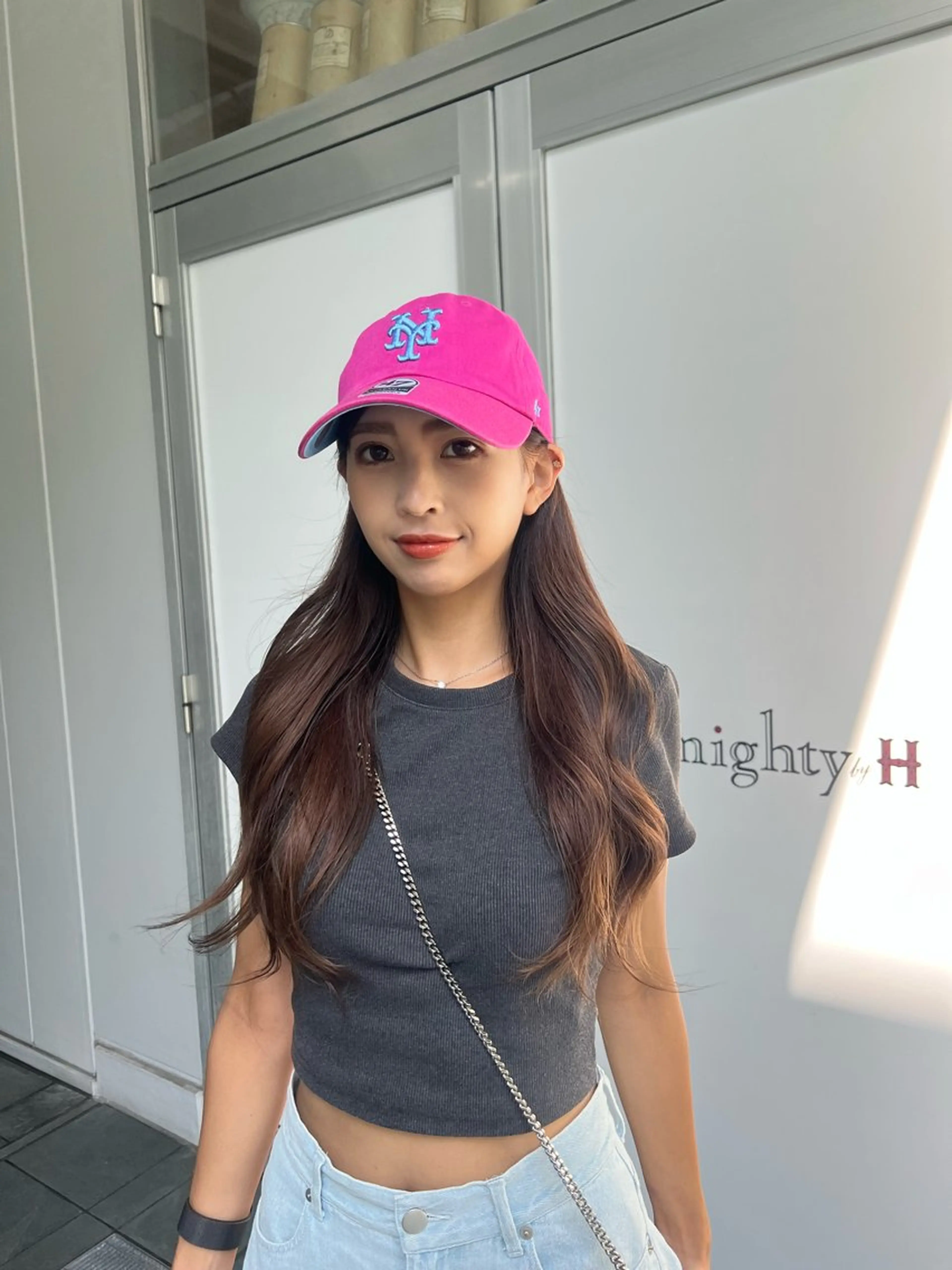 ロング カラー ブリーチ ダブルカラー ブリーチなしカラー ヘアカラー トリートメント 栄　mighty by H所属・田中 蘭菜のヘアスタイル