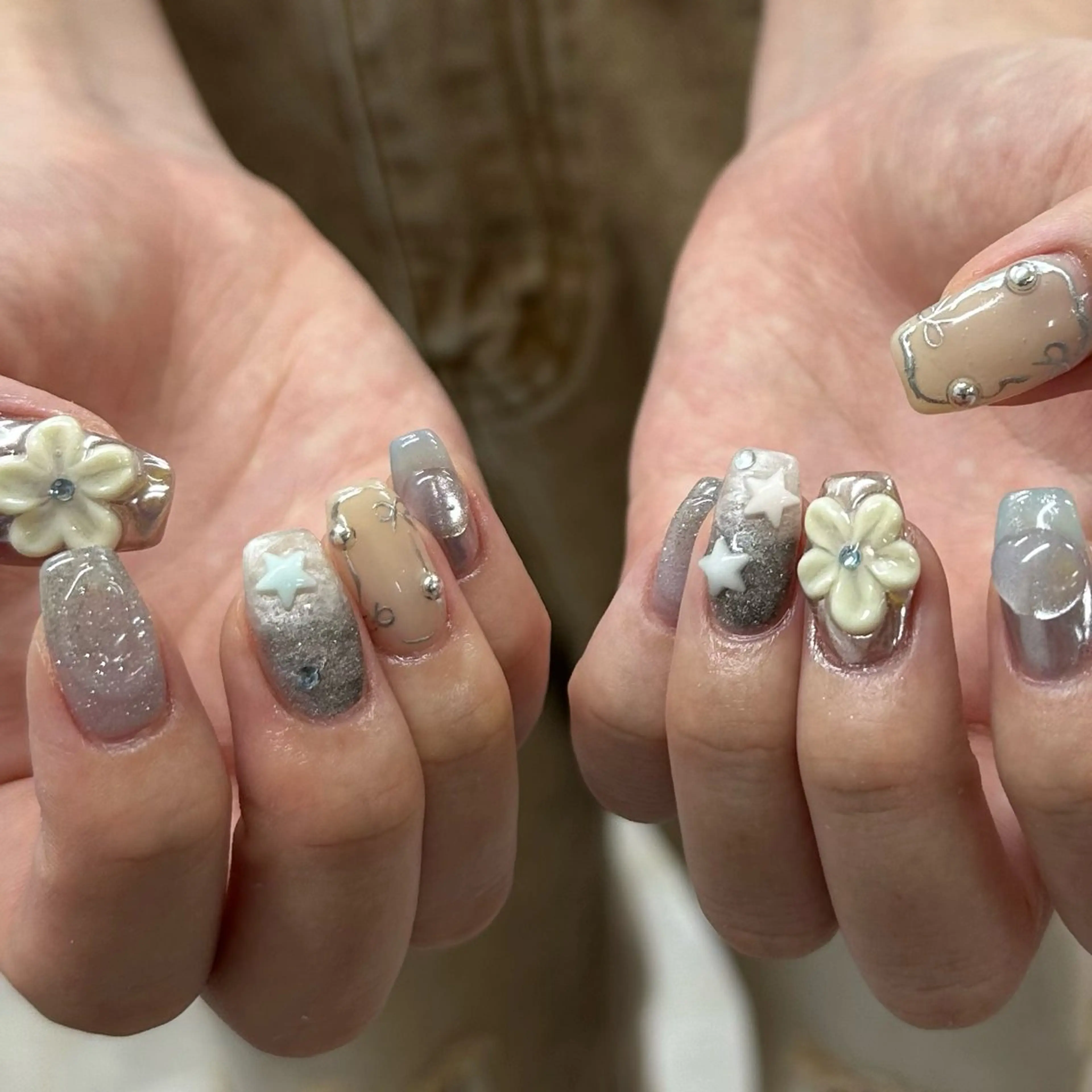 ネイル ハンドネイル フットネイル YukaRyu /癖デザインのネイルデザイン