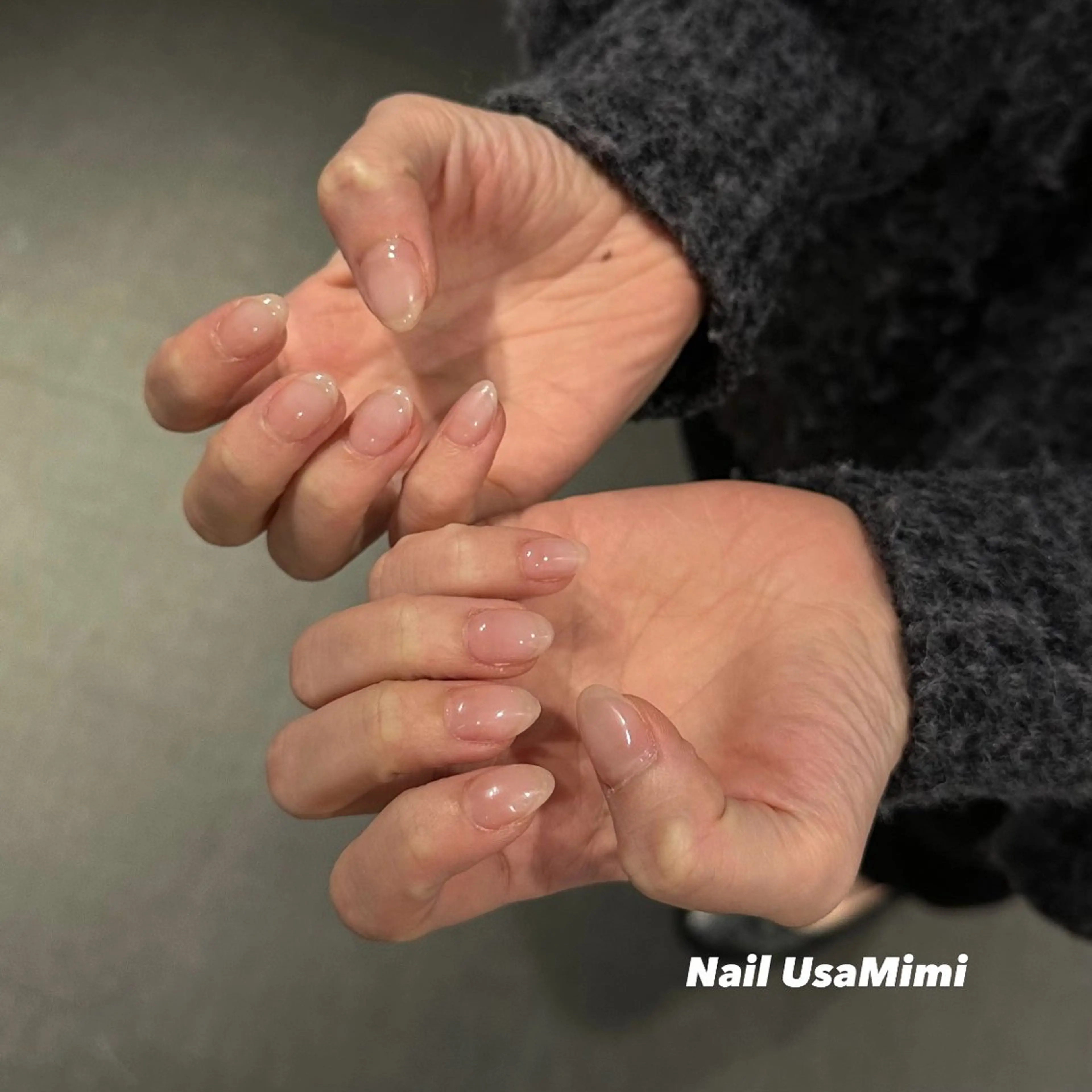 ネイル ハンドネイル 本町NailUsaM imi MOMOKAのネイルデザイン