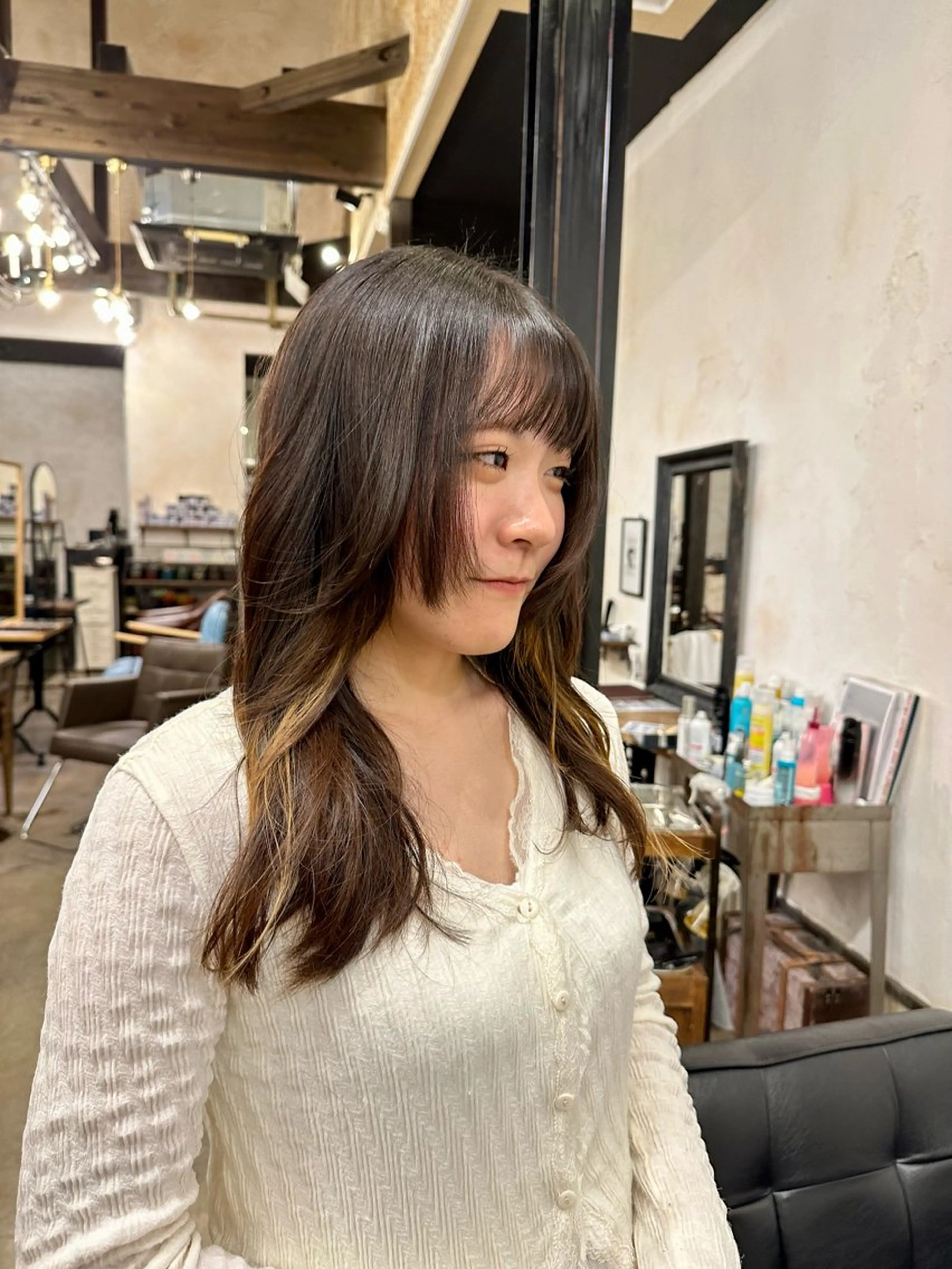 ロング カラー 姫カット 🦖ノザワ リンカ🦖のヘアスタイル