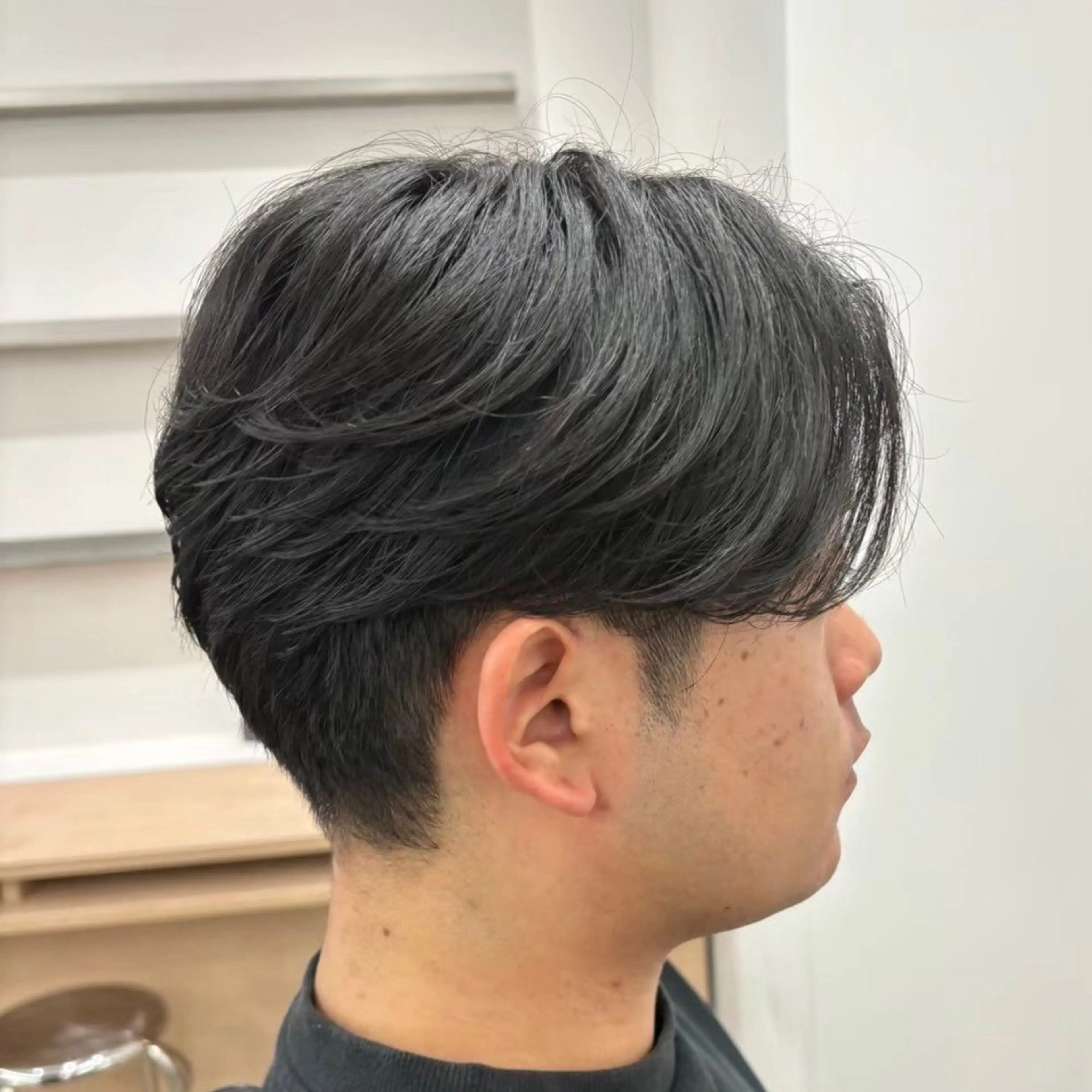 パーマ メンズ カット パーマ トリートメント 丹羽 涼介のヘアスタイル