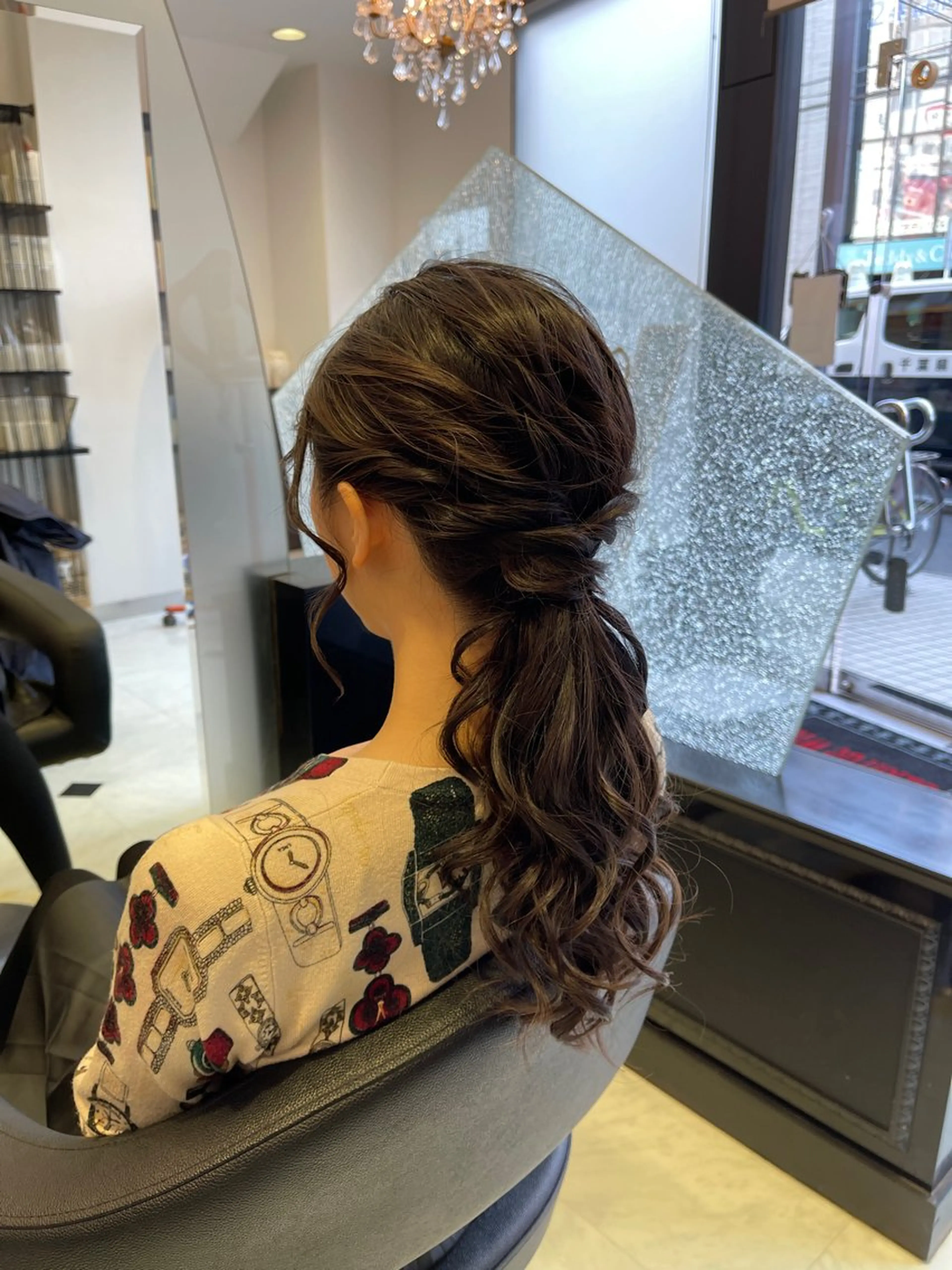 セミロング ヘアアレンジ ヘアセット MURATA KOHEIのヘアスタイル